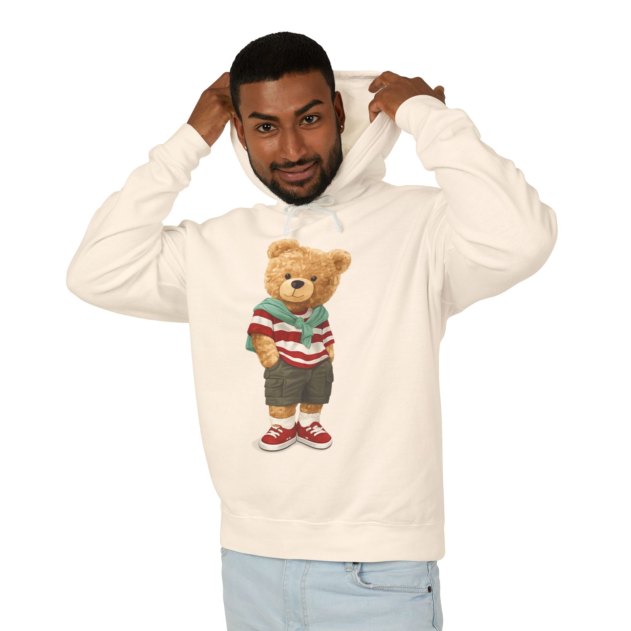 Vintage Teddy Bear Graphic Hoodie