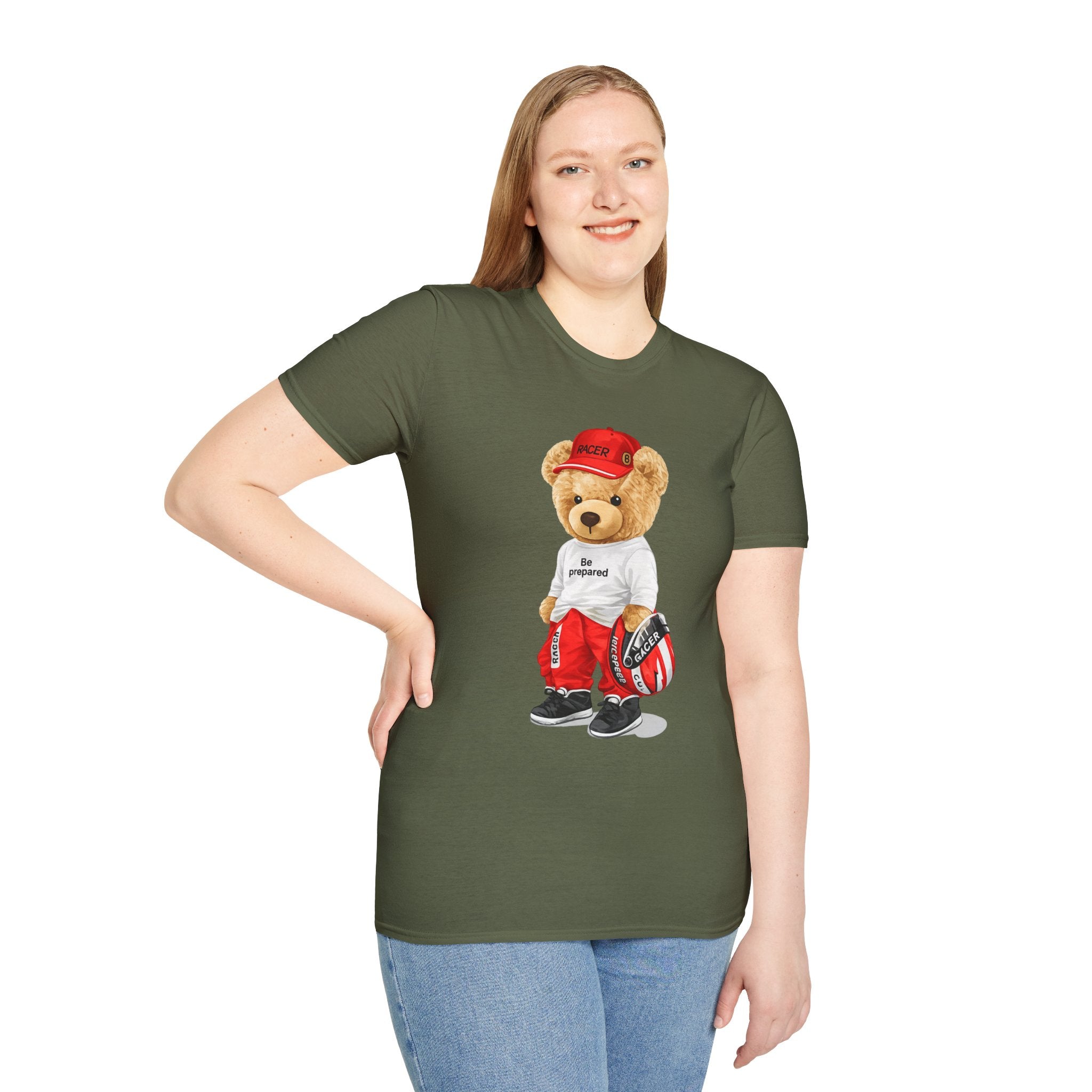 Cute Racing Teddy Bear T-Shirt