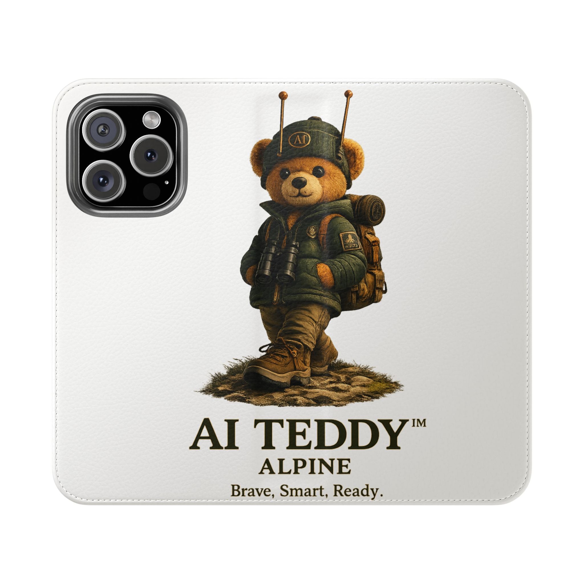 AI Teddy Alpine Wallet Phone Case