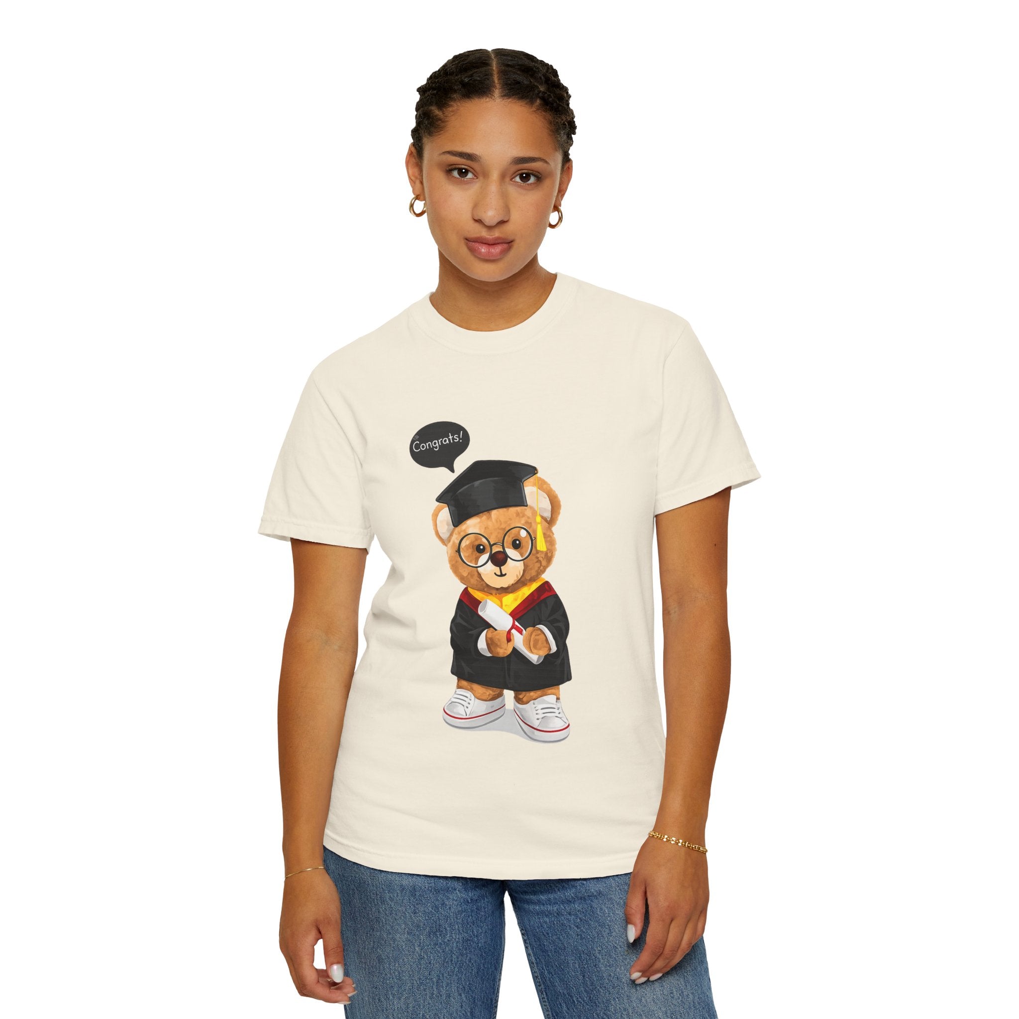 Graduation Teddy Bear Graphic T-Shirt