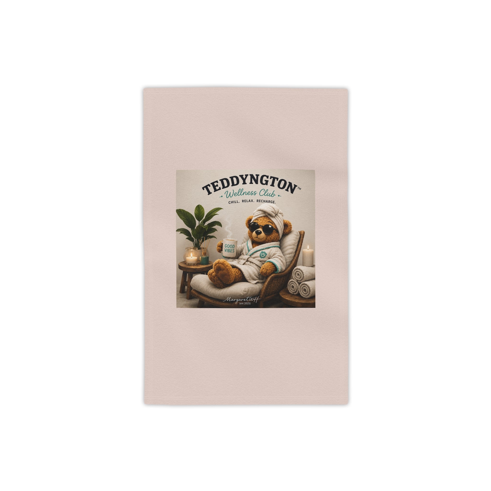 Teddyngton Wellness Club Premium Beach Towel