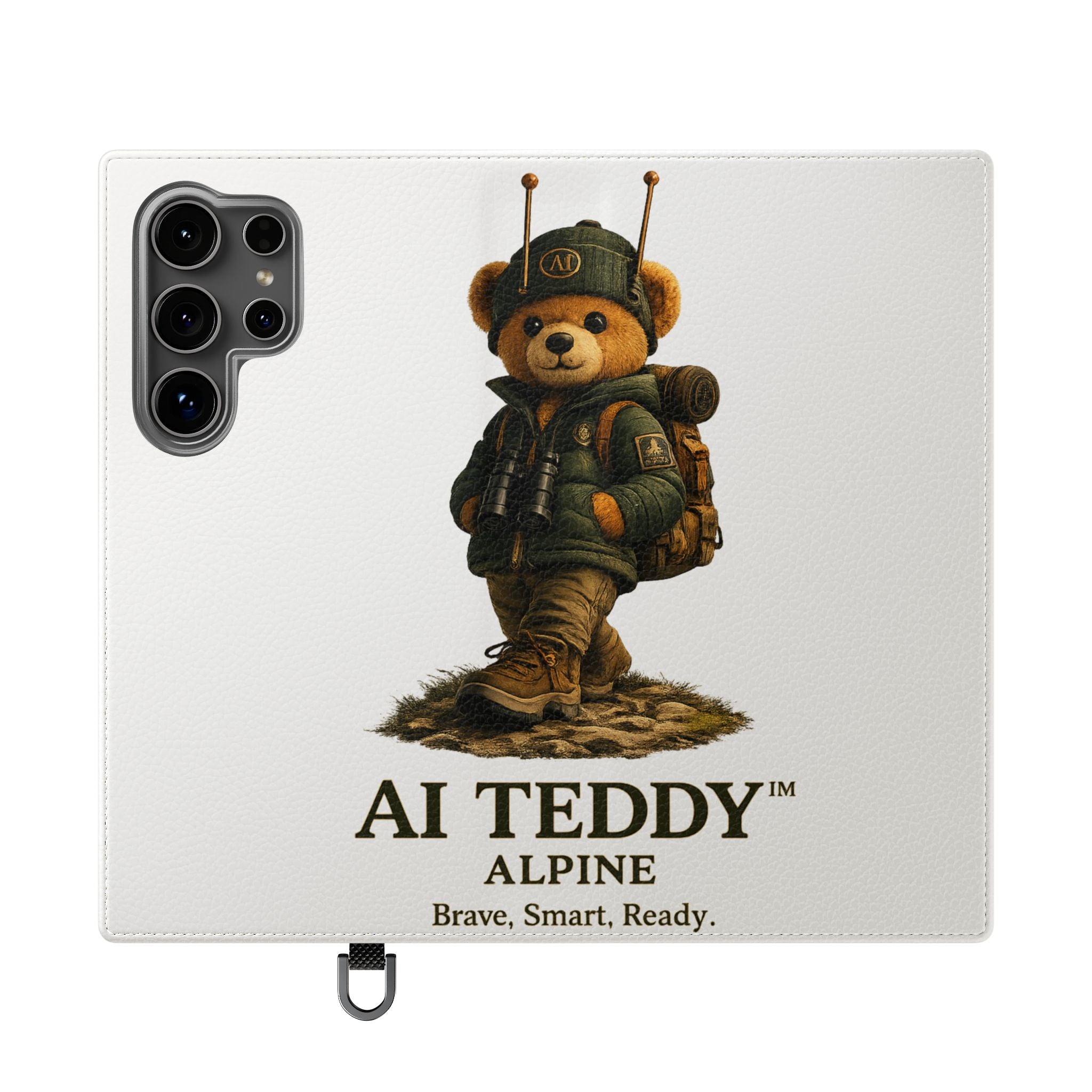 AI Teddy Alpine Wallet Phone Case