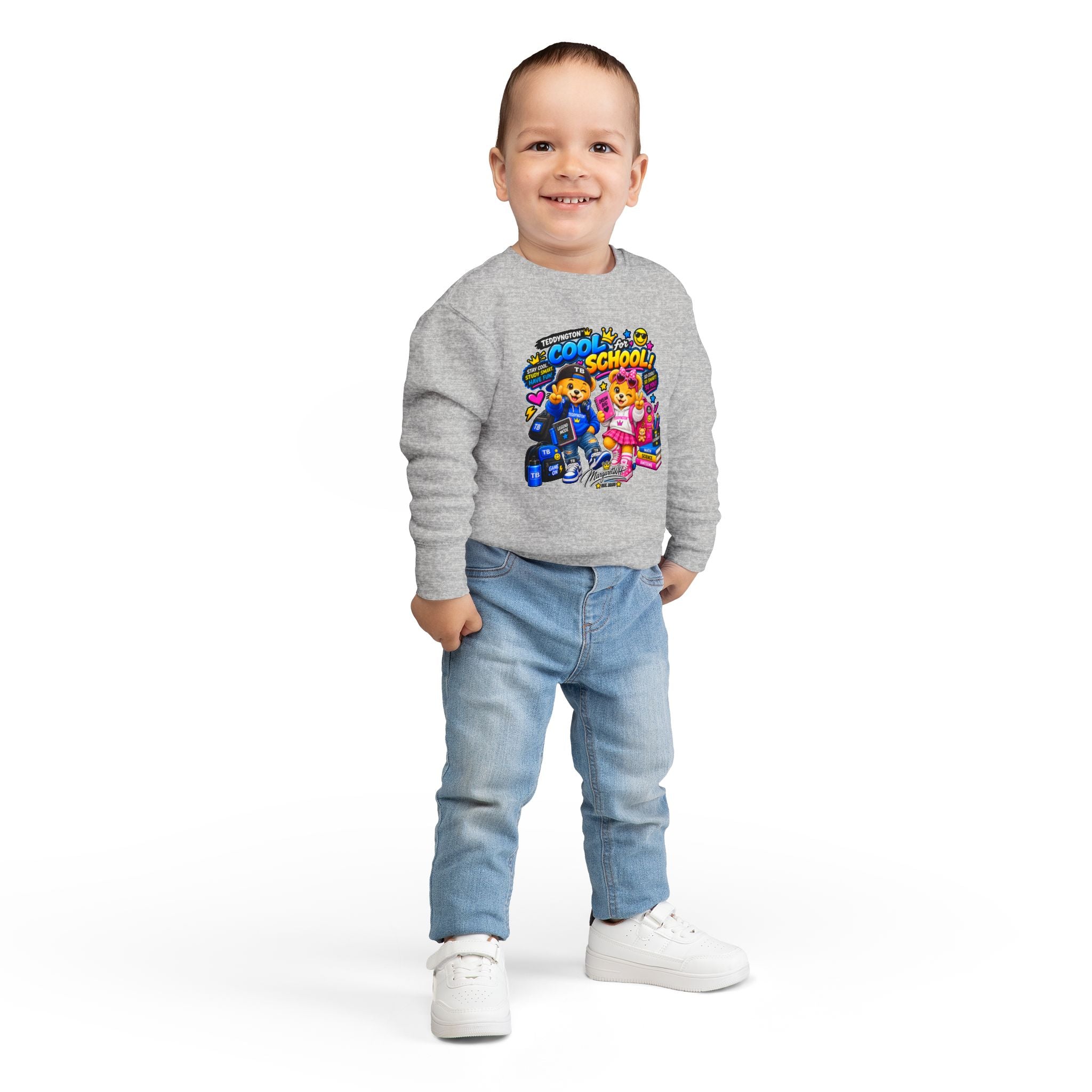 Teddyngton Cool for School Kids Sweatshirt