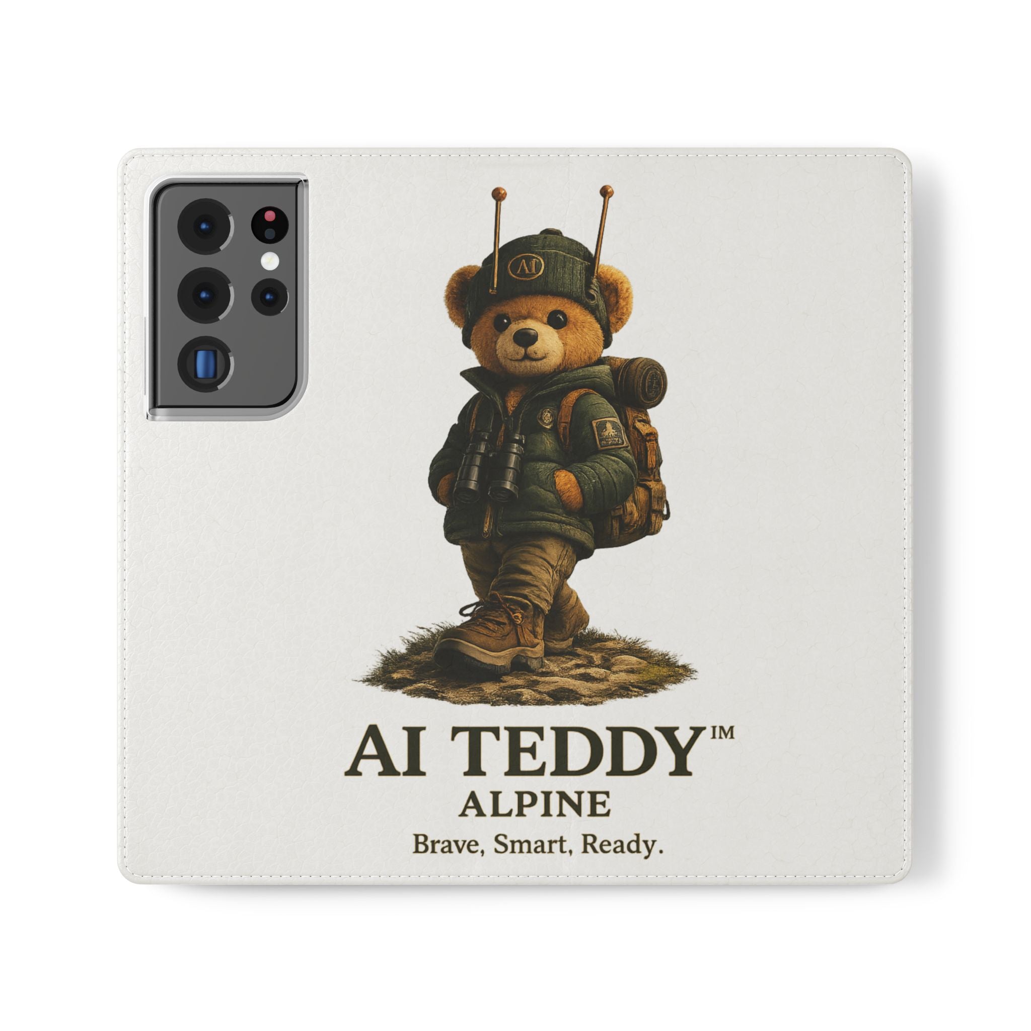 AI Teddy Alpine Wallet Phone Case