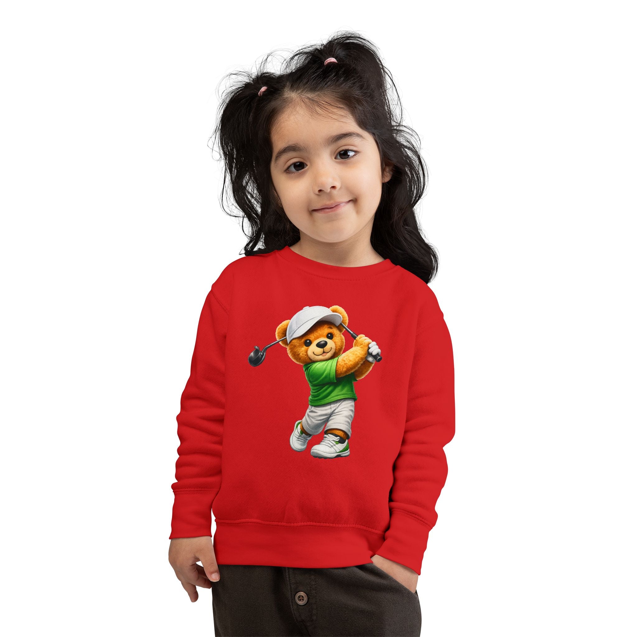 Kids Golf Teddy Bear Sweatshirt