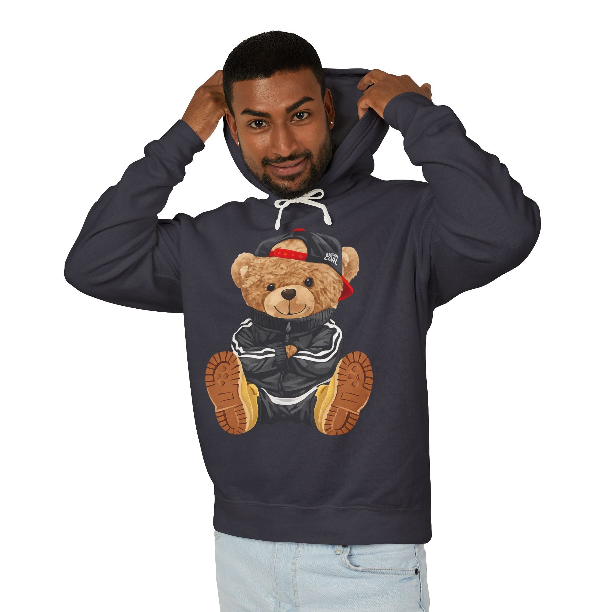 Urban Teddy Bear Streetwear Graphic Hoodie