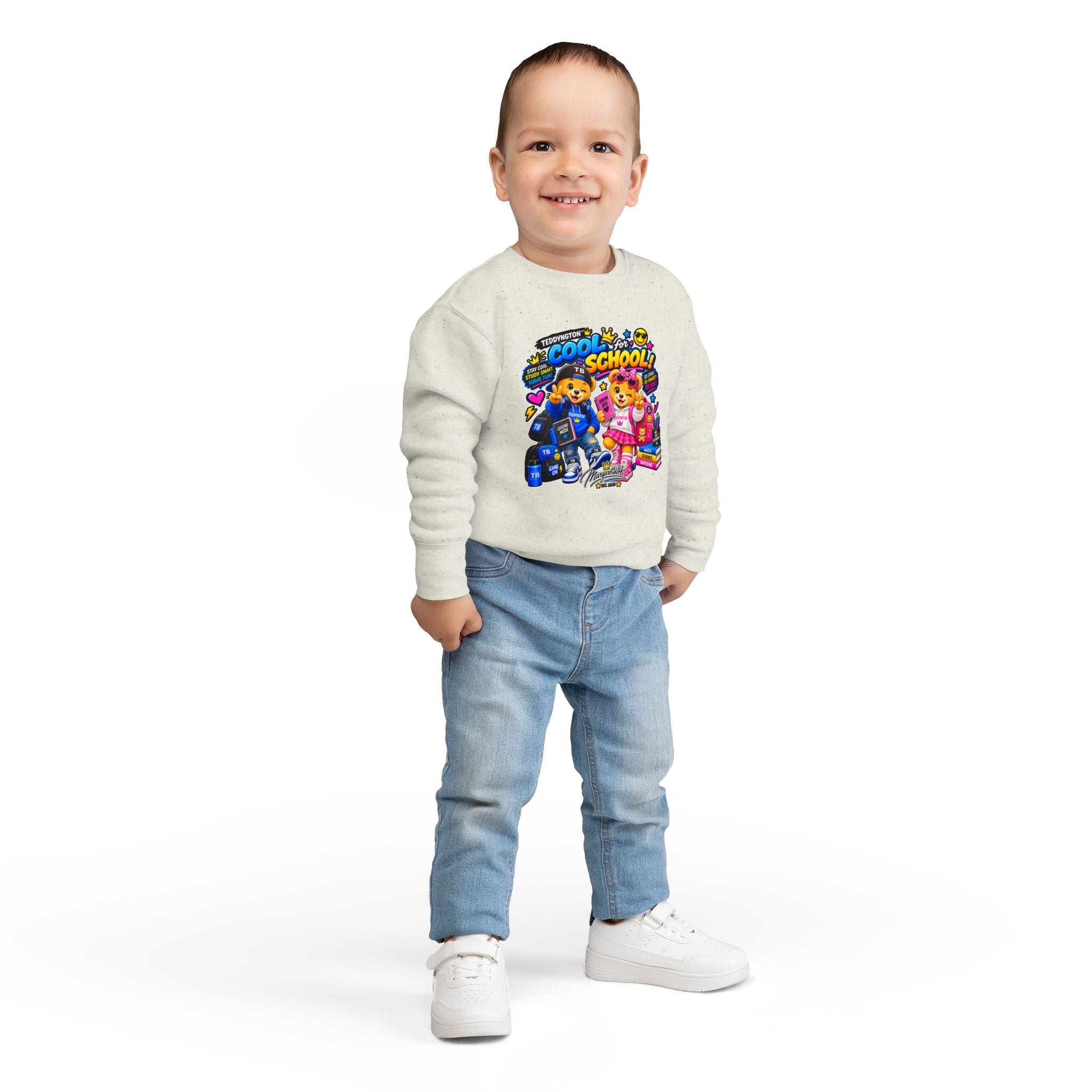 Teddyngton Cool for School Kids Sweatshirt