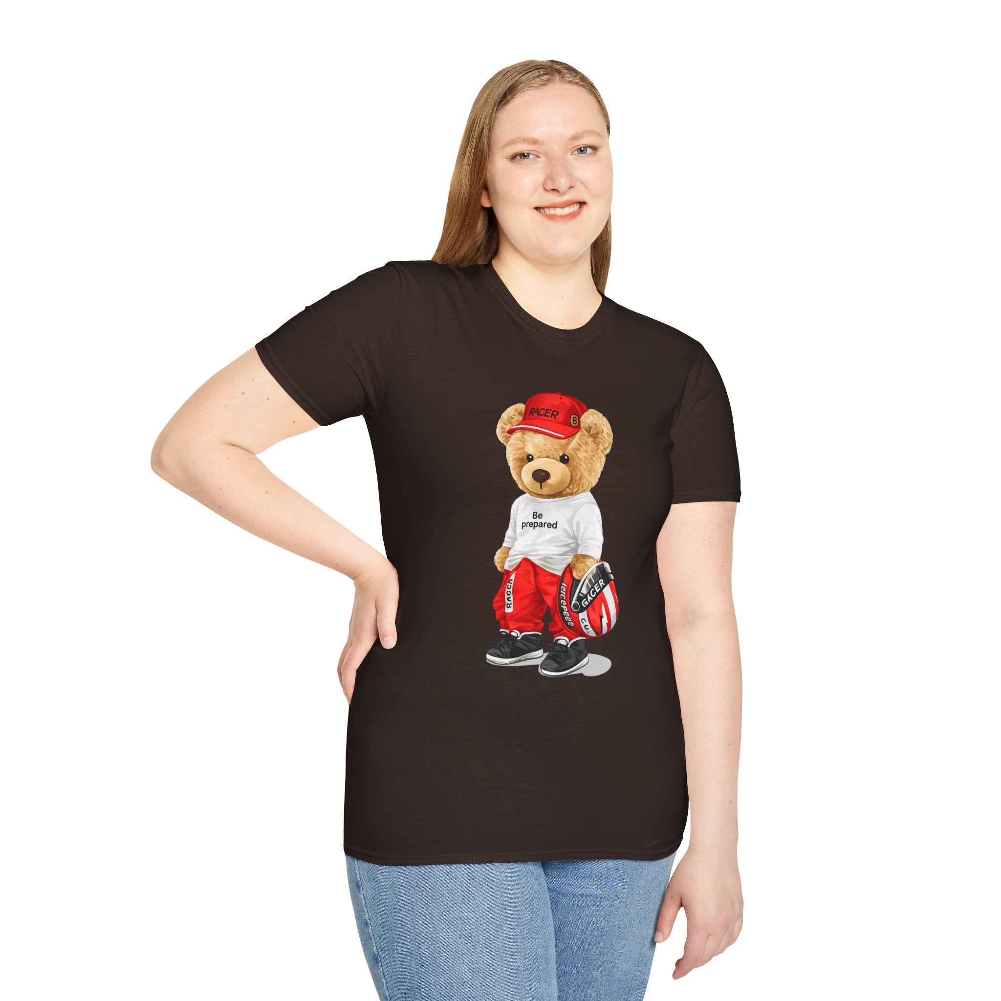 Cute Racing Teddy Bear T-Shirt