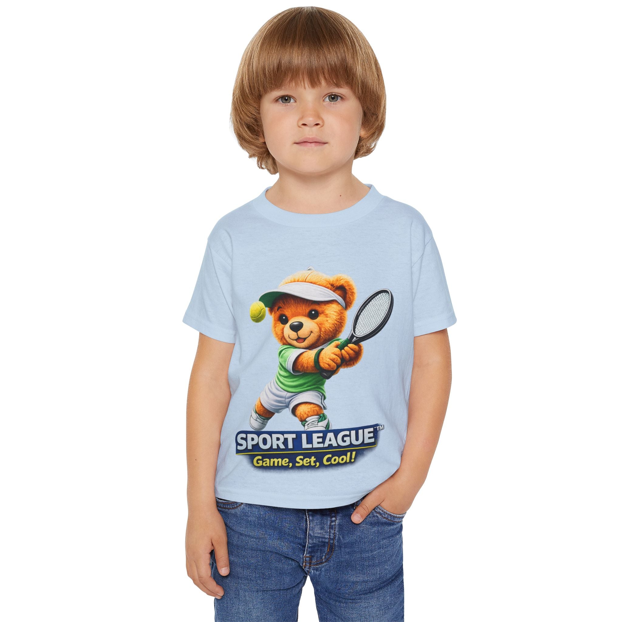 Kids Tennis Teddy Bear T-Shirt