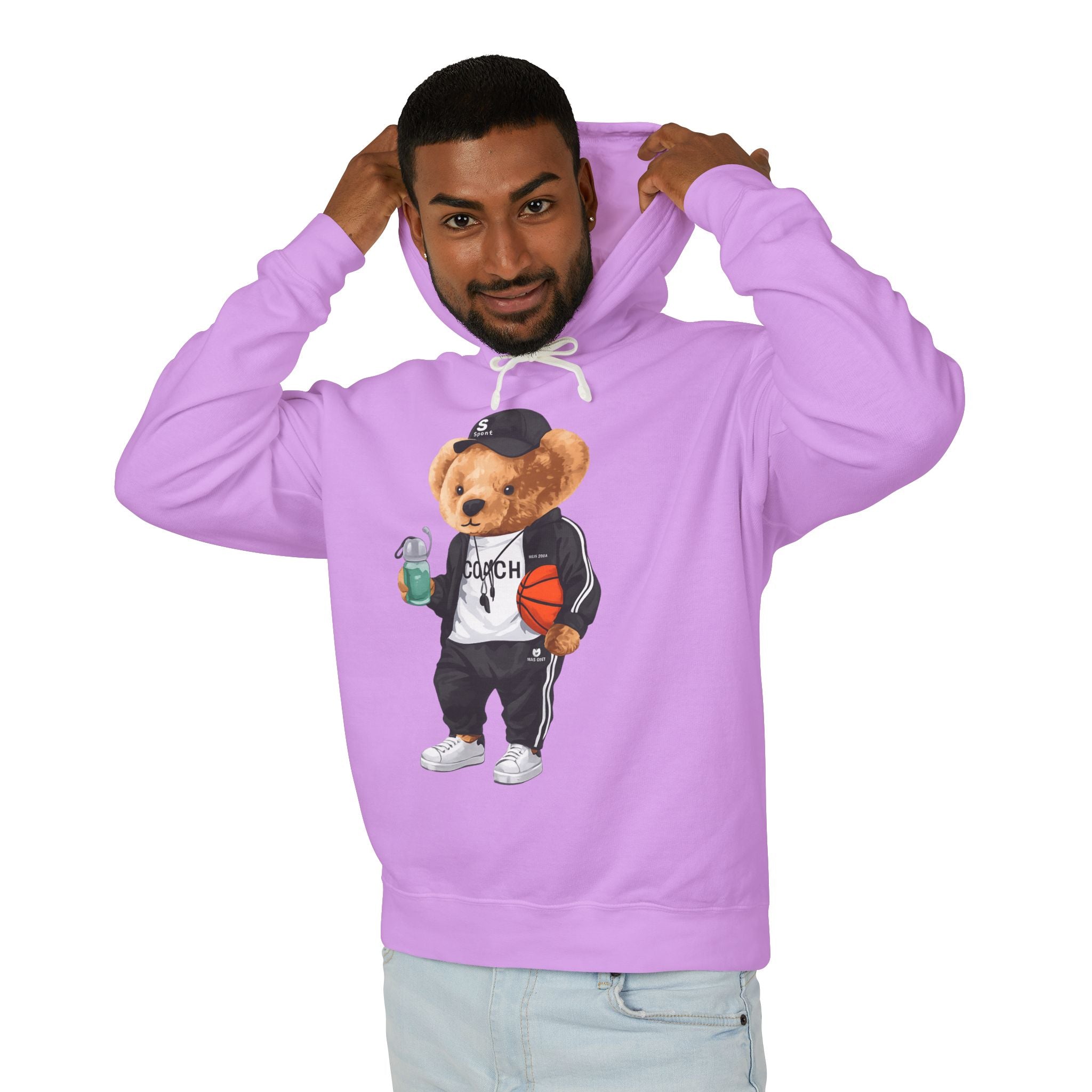 Basketball Coach Teddy Bear Hoodie