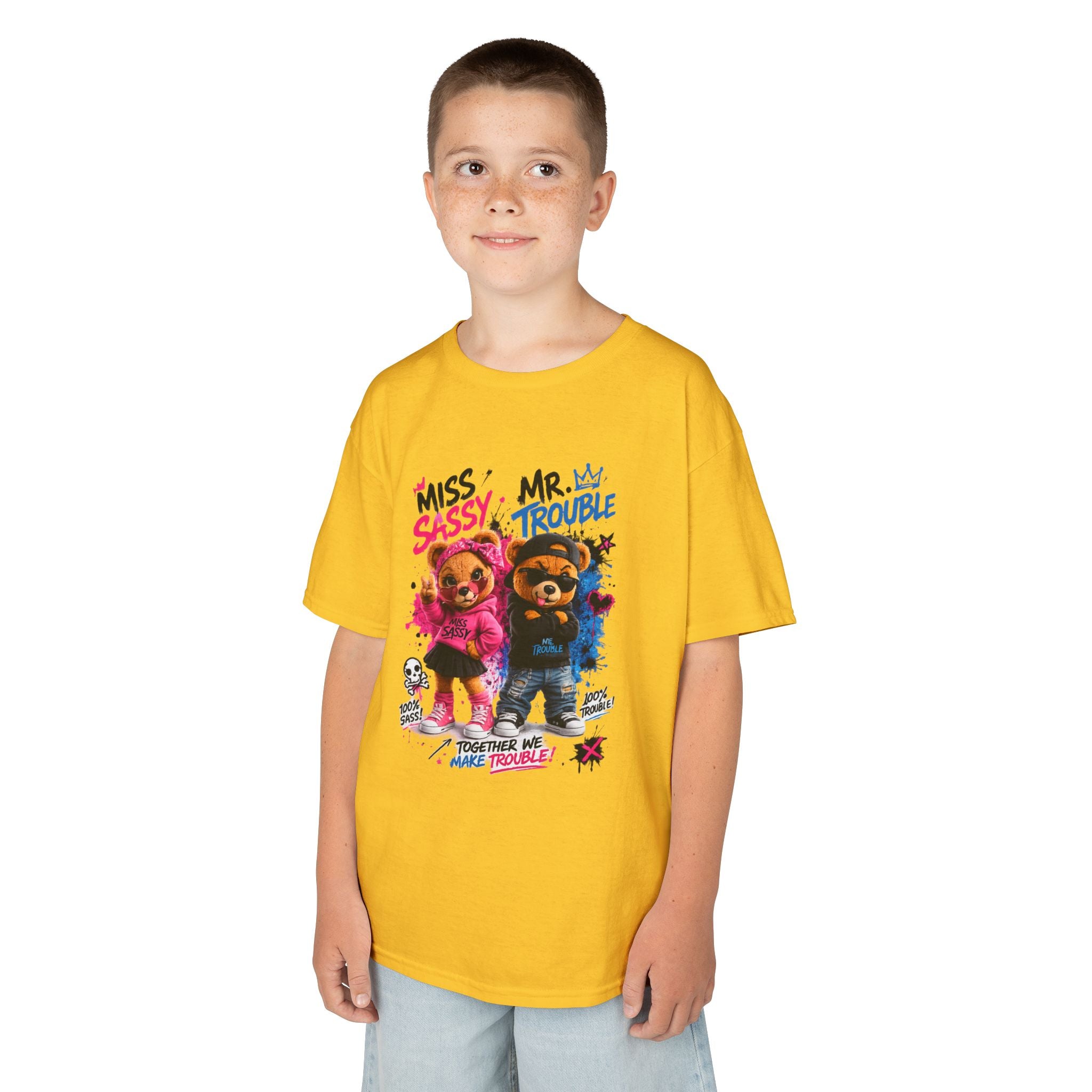 Miss Sassy & Mr. Trouble Teddy Bear T-Shirt