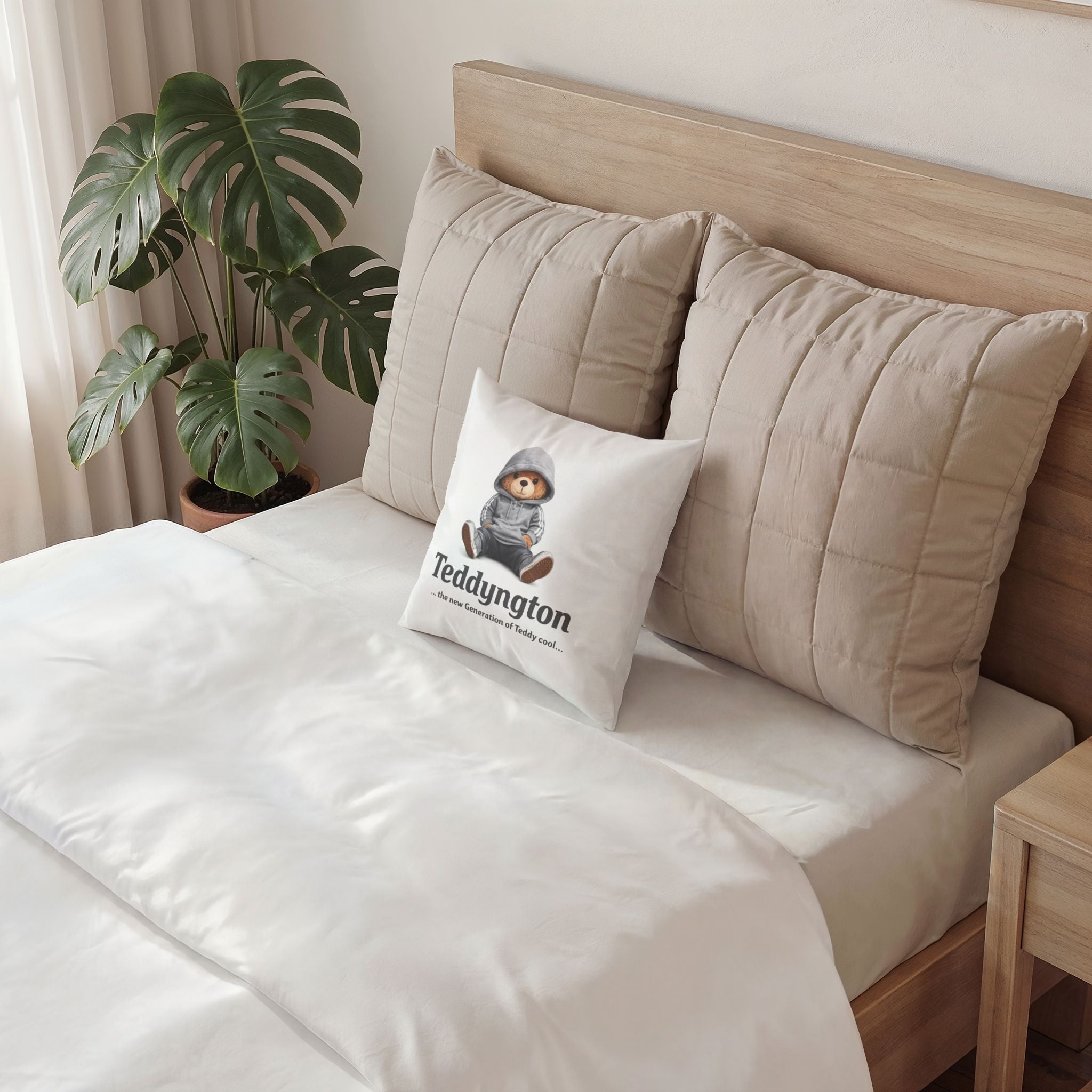 Teddyington Classic Teddy Throw Pillow