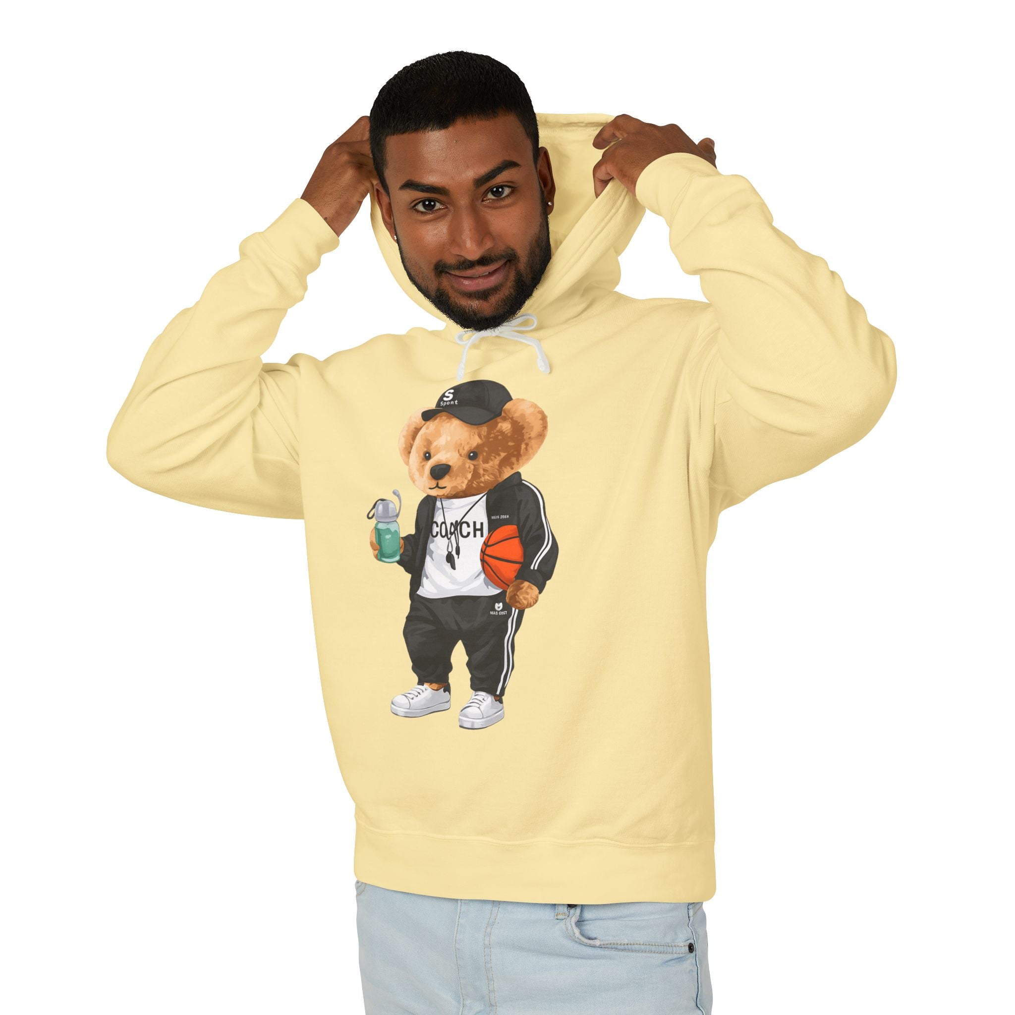 Basketball Coach Teddy Bear Hoodie