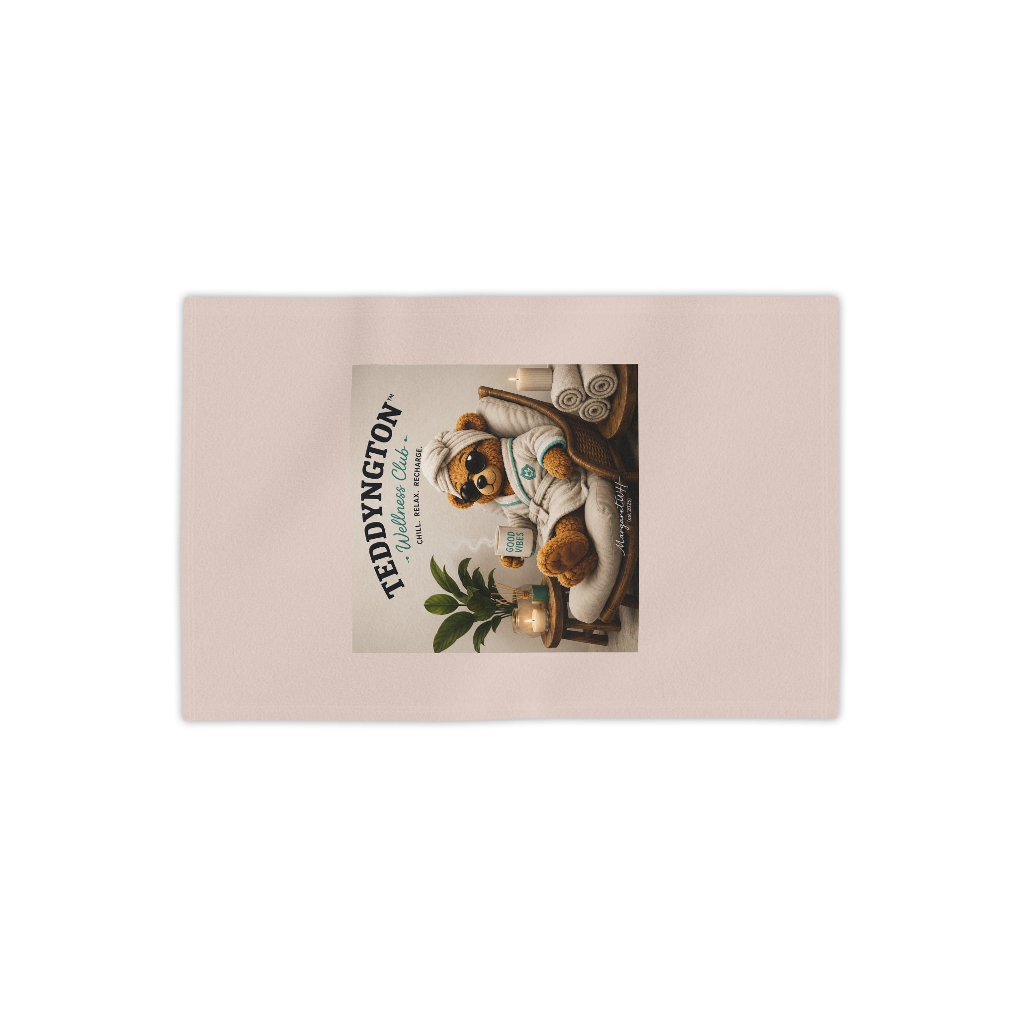 Teddyngton Wellness Club Premium Beach Towel