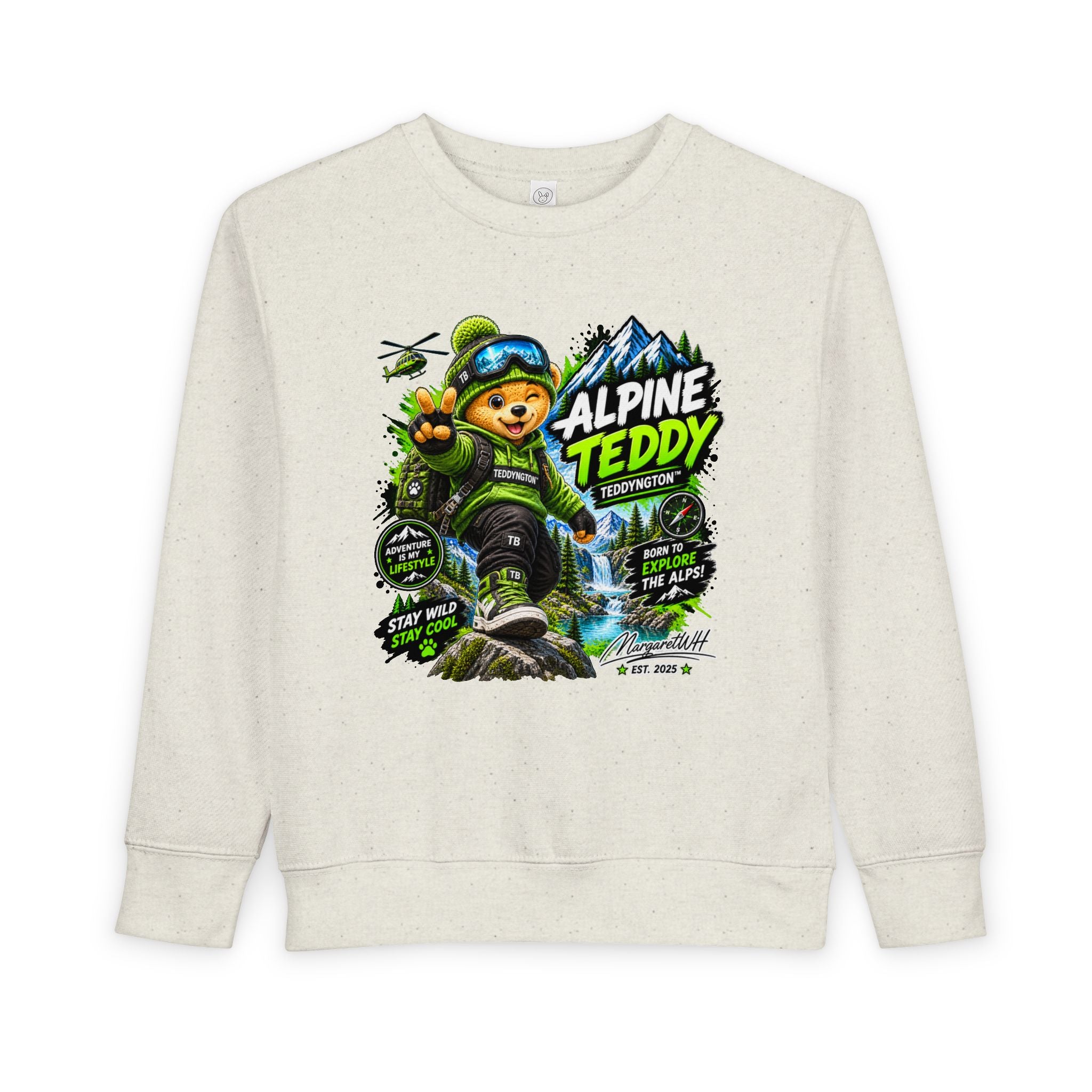 Alpine Teddy Toddler Sweatshirt
