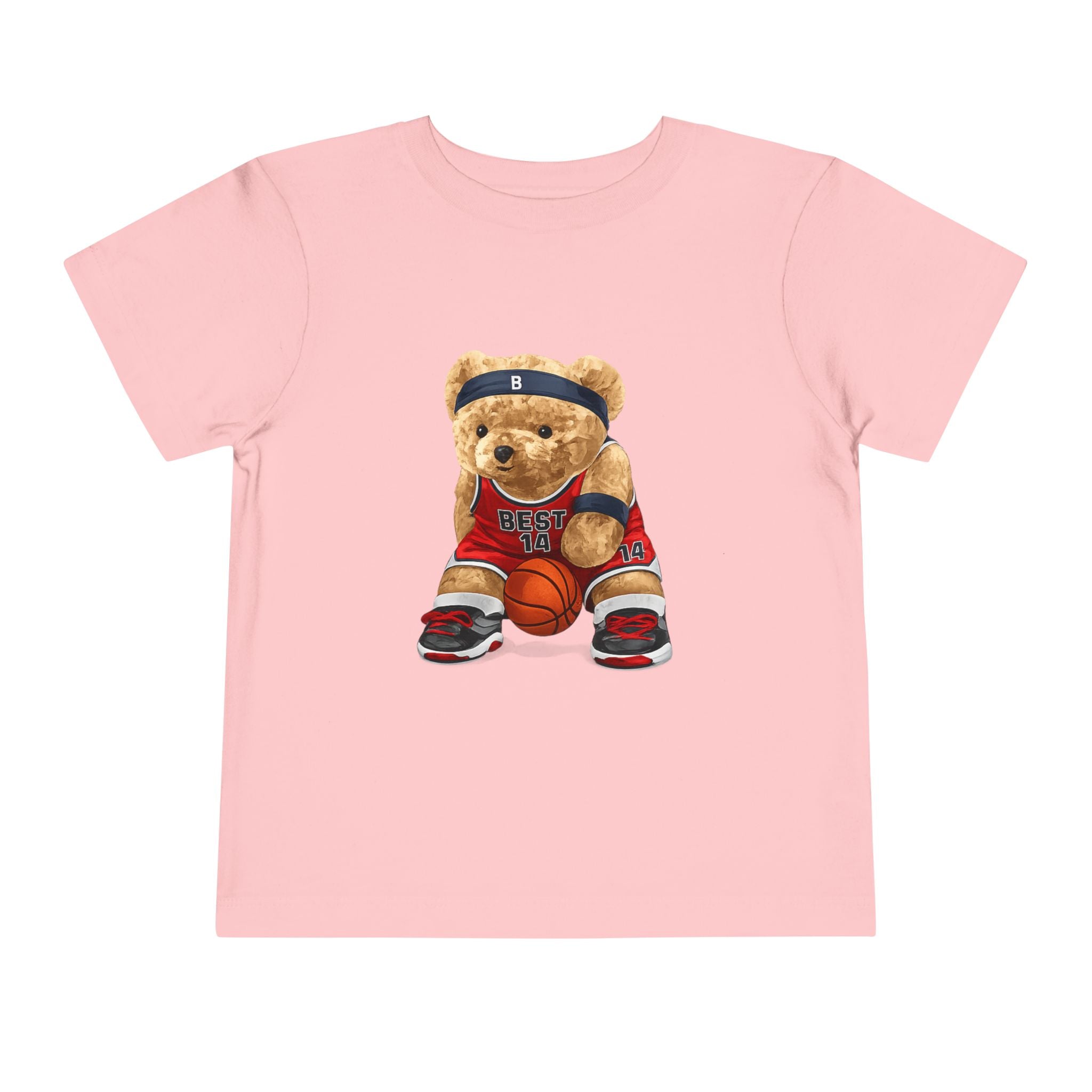 Toddler Basketball Teddy Bear T-Shirt