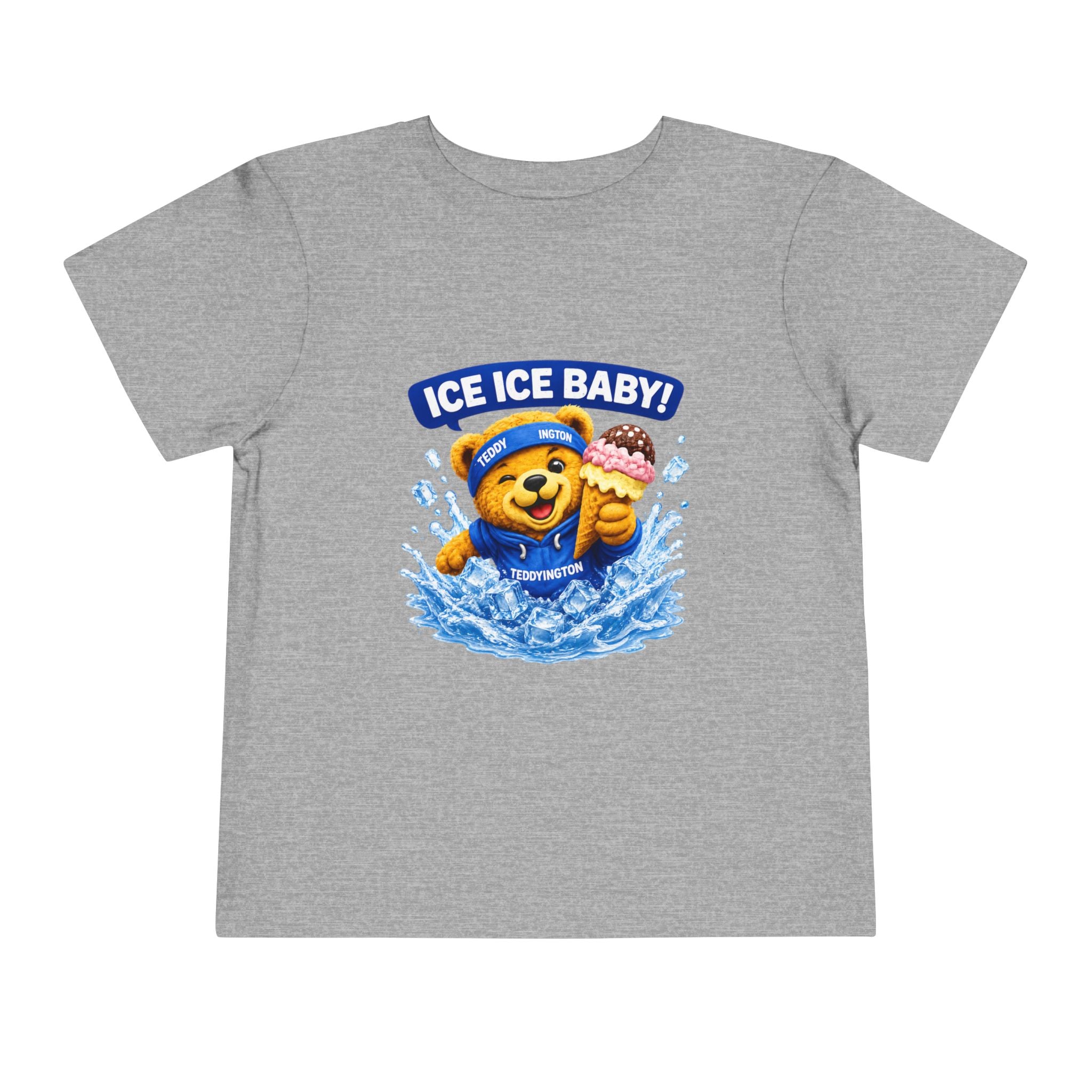 Toddler Ice Ice Baby Teddy Bear T-Shirt