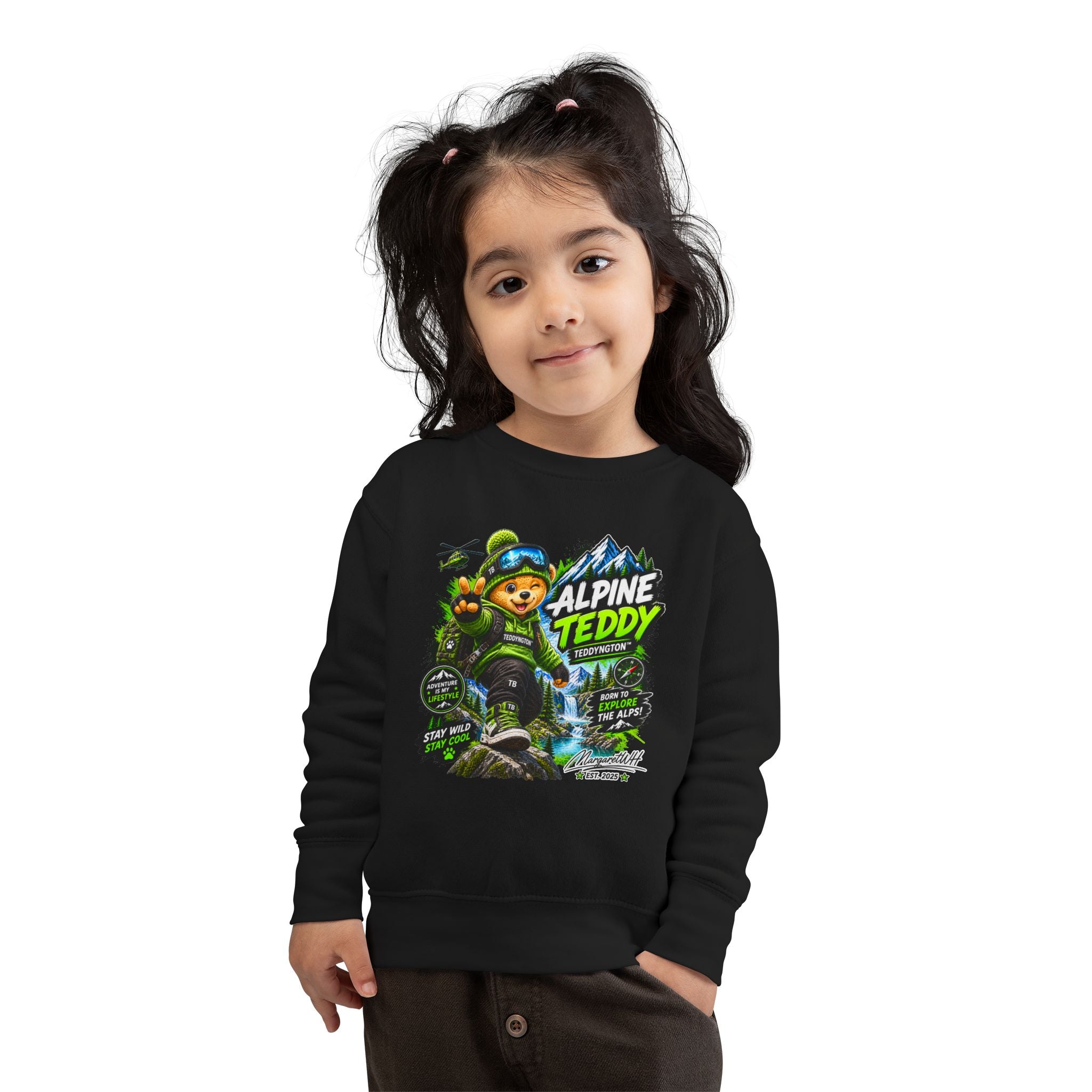 Alpine Teddy Toddler Sweatshirt