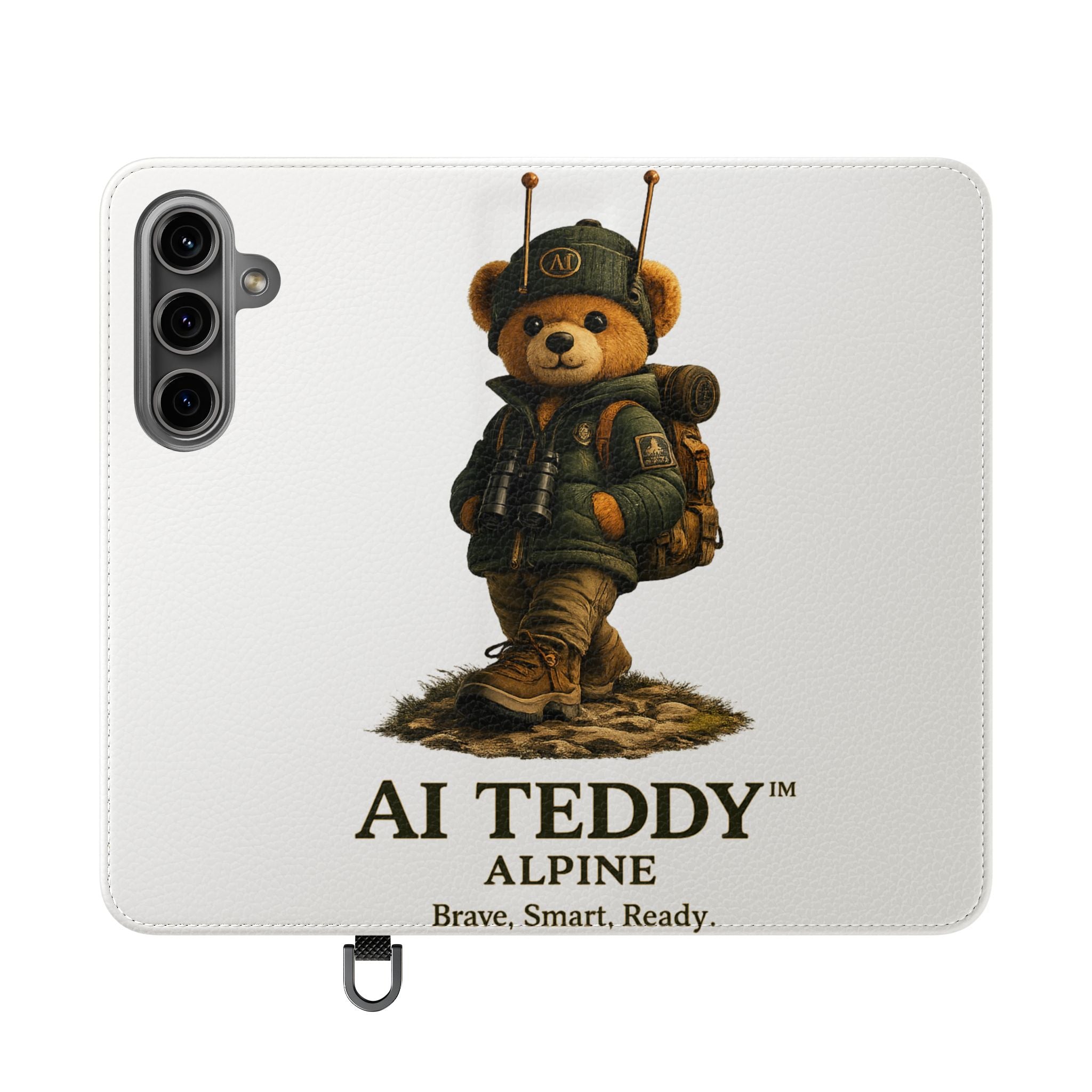 AI Teddy Alpine Wallet Phone Case