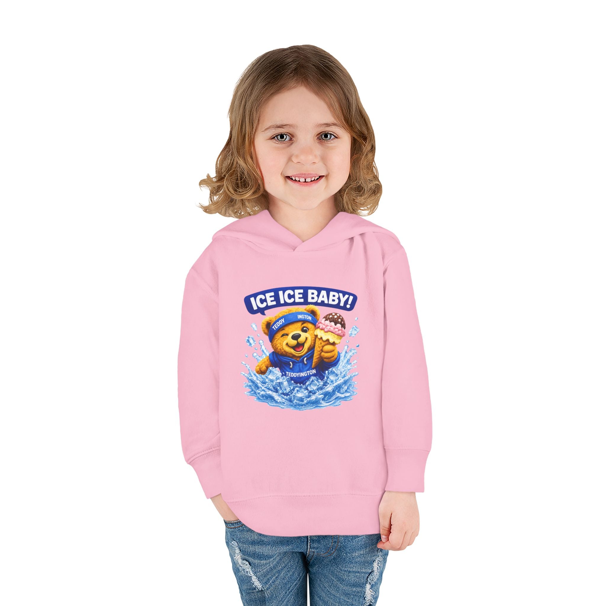 Ice Ice Baby Teddy Bear Toddler Hoodie