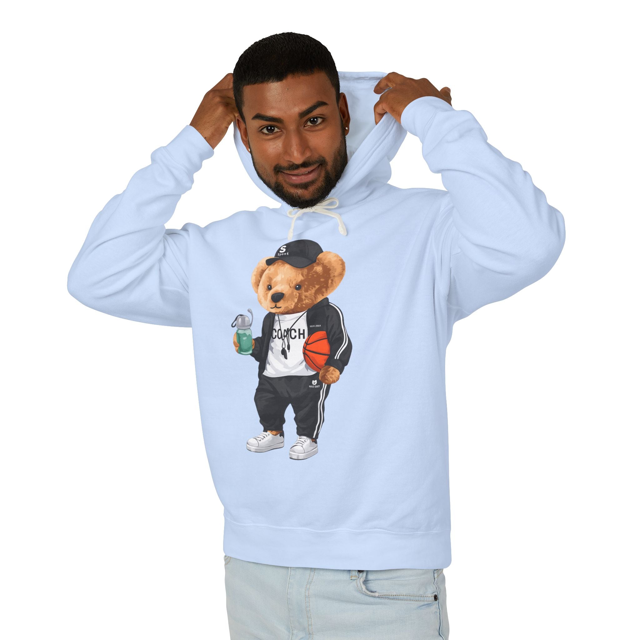 Basketball Coach Teddy Bear Hoodie