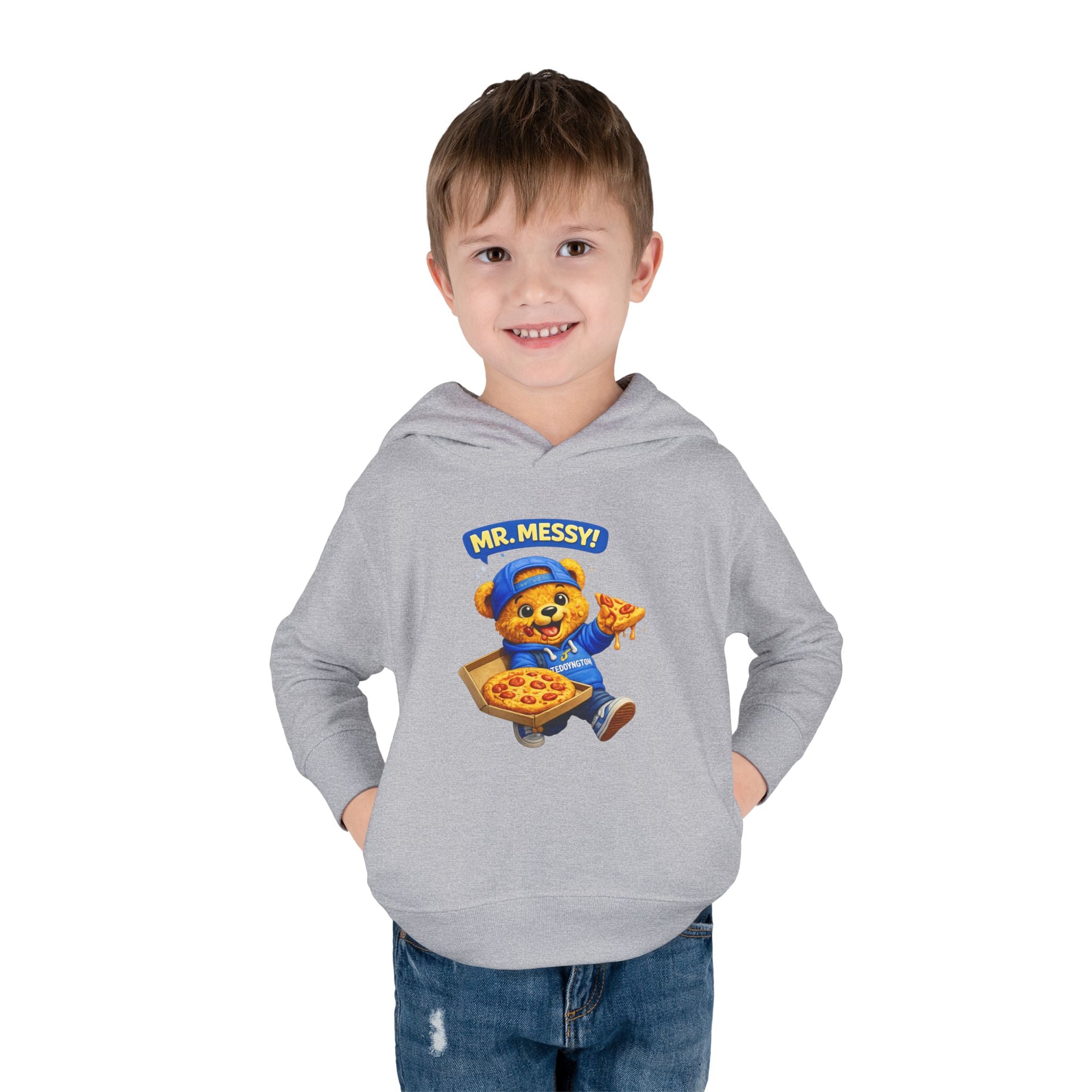 Mr. Messy Pizza Teddy Hoodie