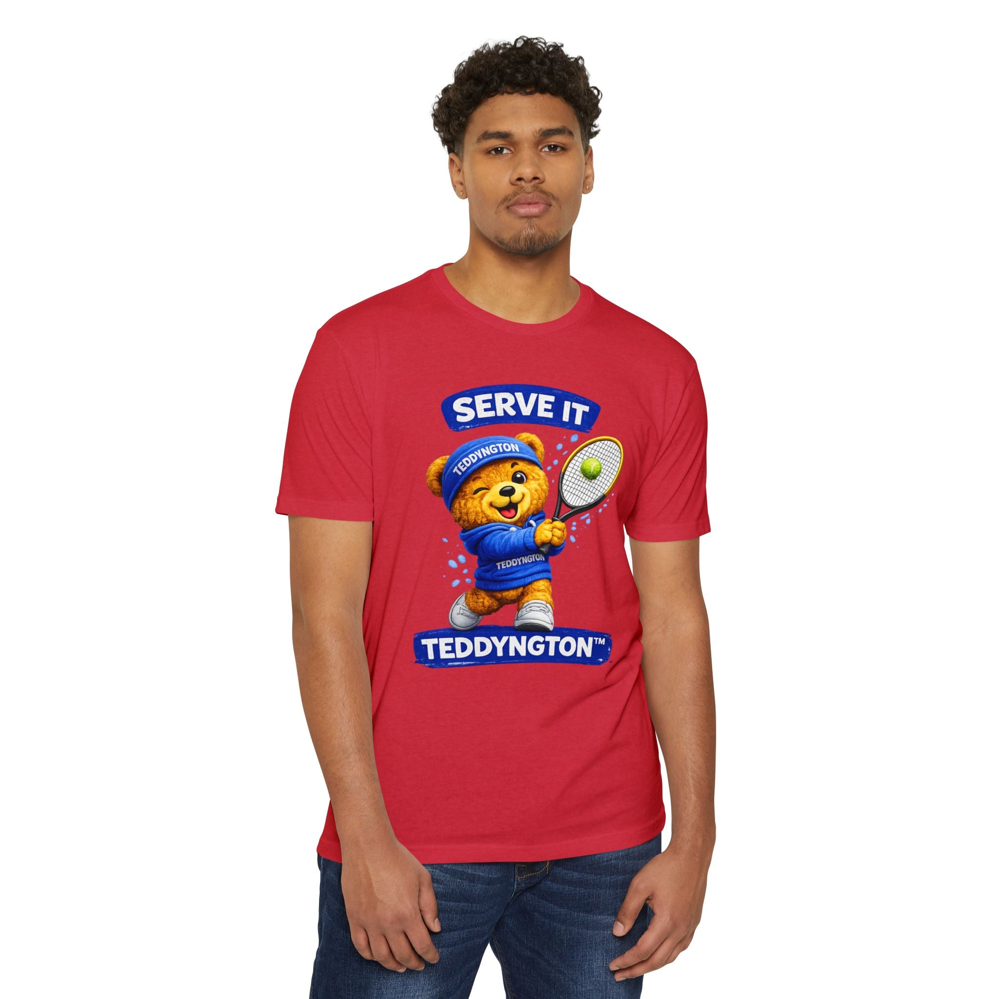 Serve It Teddington Tennis Bear T-Shirt