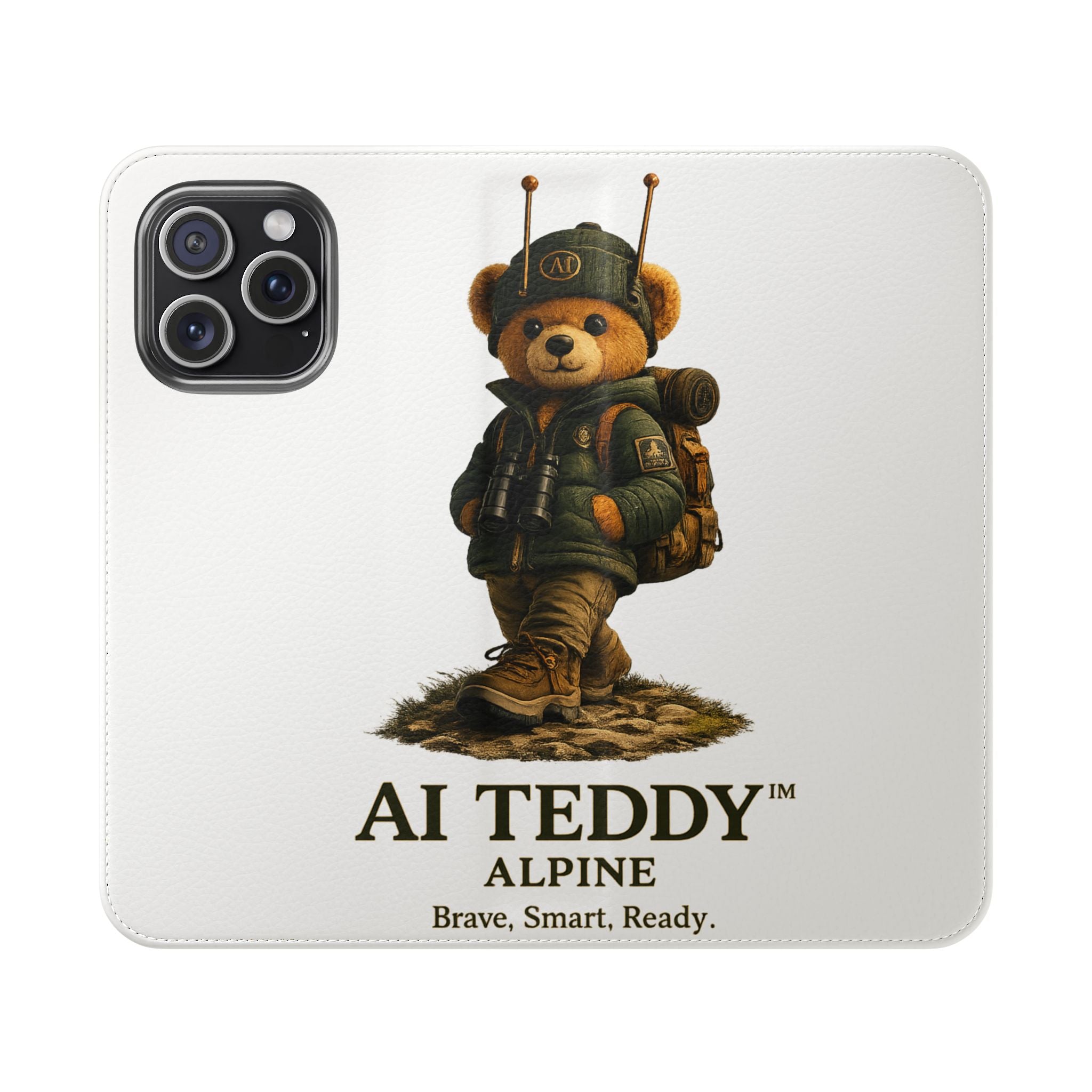 AI Teddy Alpine Wallet Phone Case