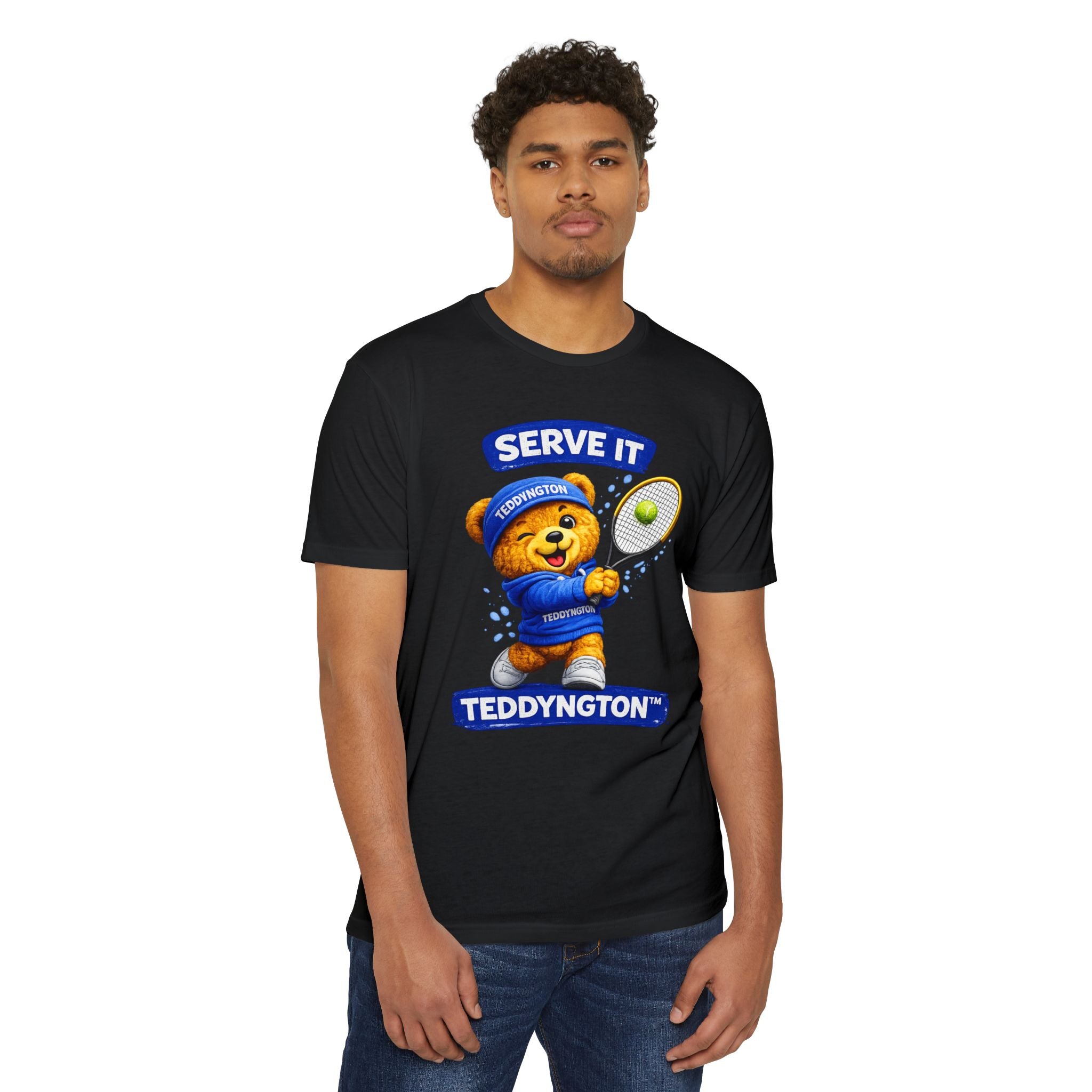 Serve It Teddington Tennis Bear T-Shirt