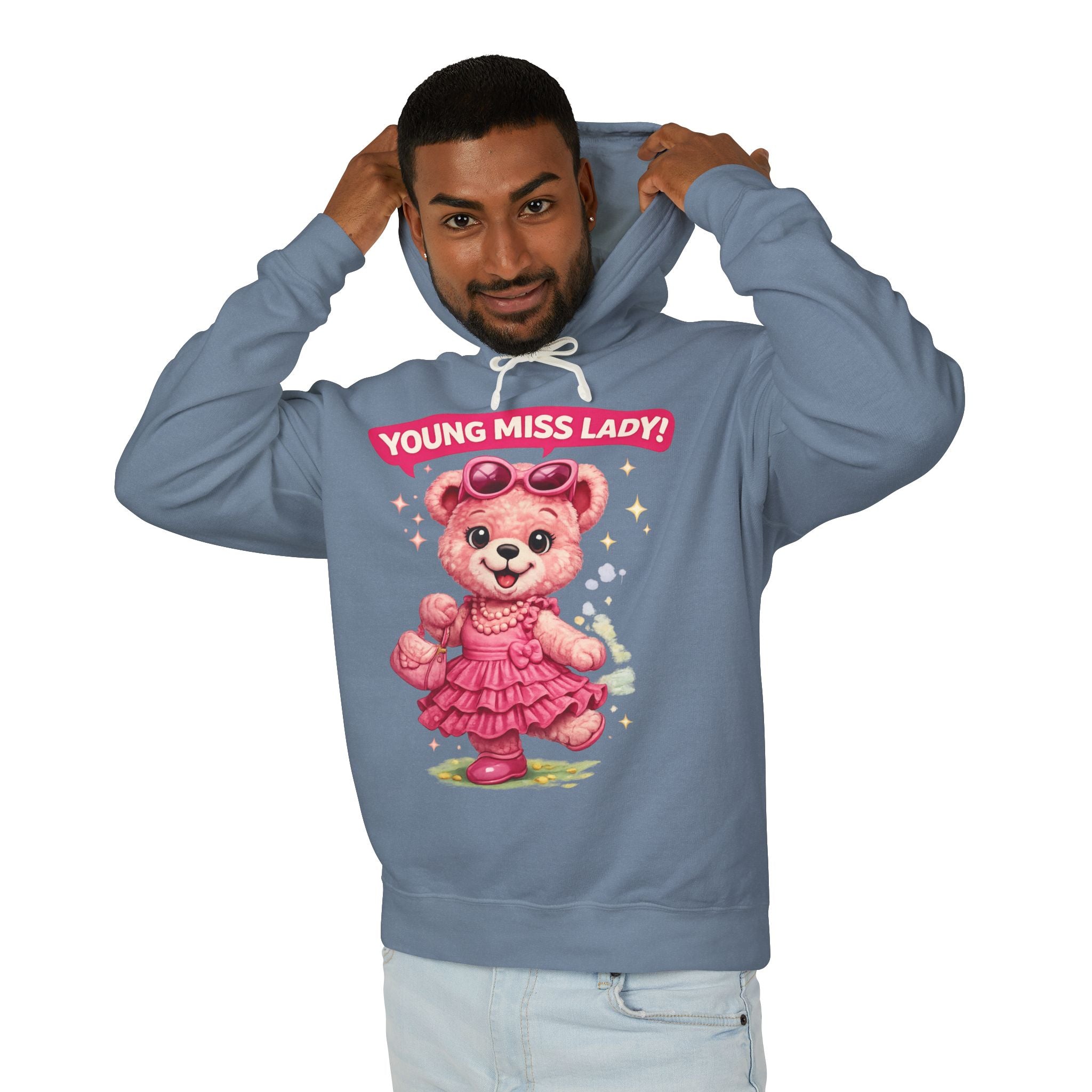 Young Miss Lady Teddy Bear Hoodie