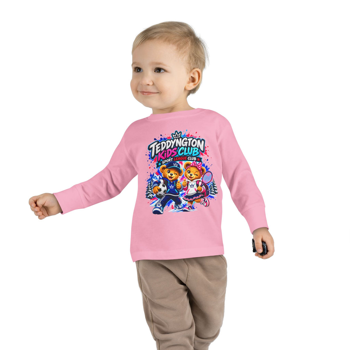Teddyngton Kids Club Sports Long Sleeve T-Shirt