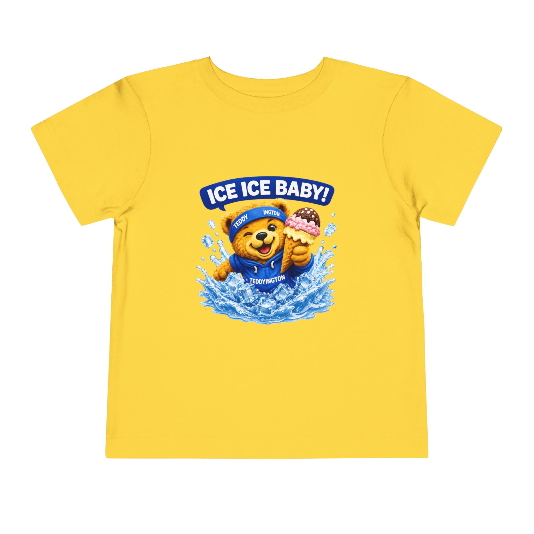 Toddler Ice Ice Baby Teddy Bear T-Shirt