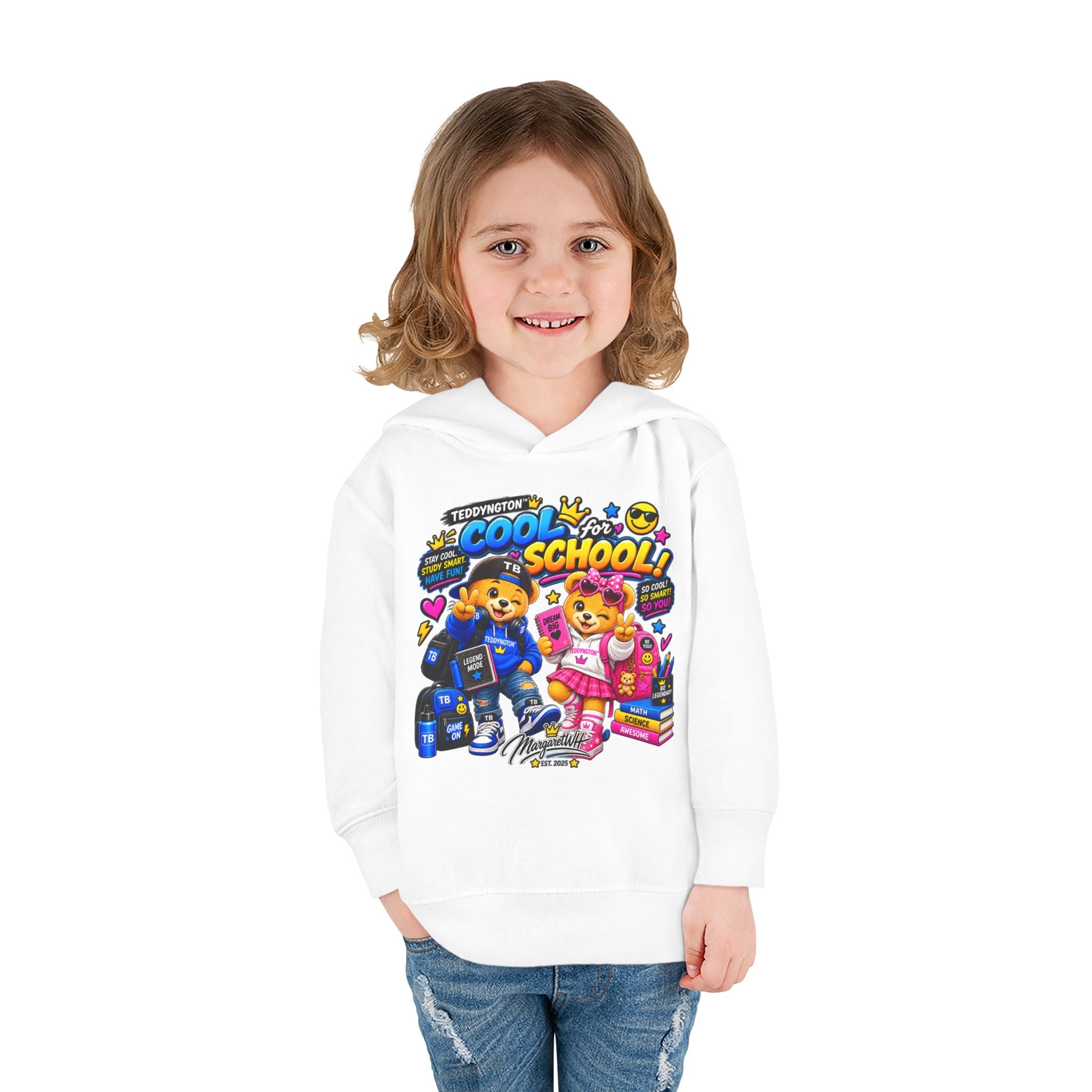 Teddyngton Cool for School Kids Hoodie