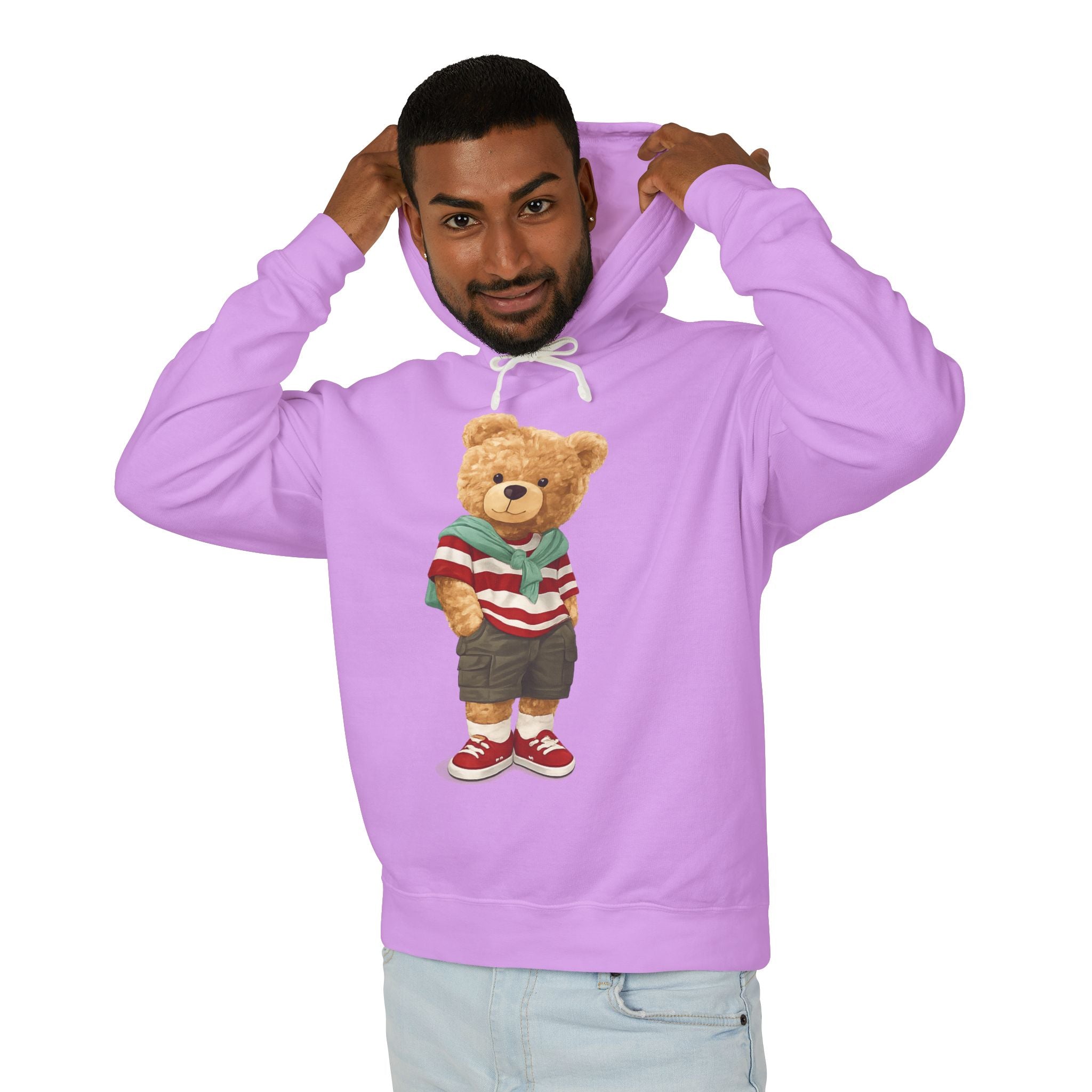 Vintage Teddy Bear Graphic Hoodie