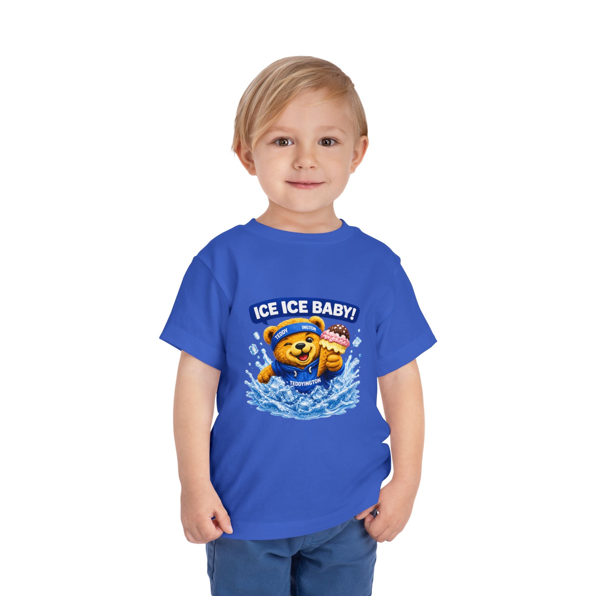 Toddler Ice Ice Baby Teddy Bear T-Shirt