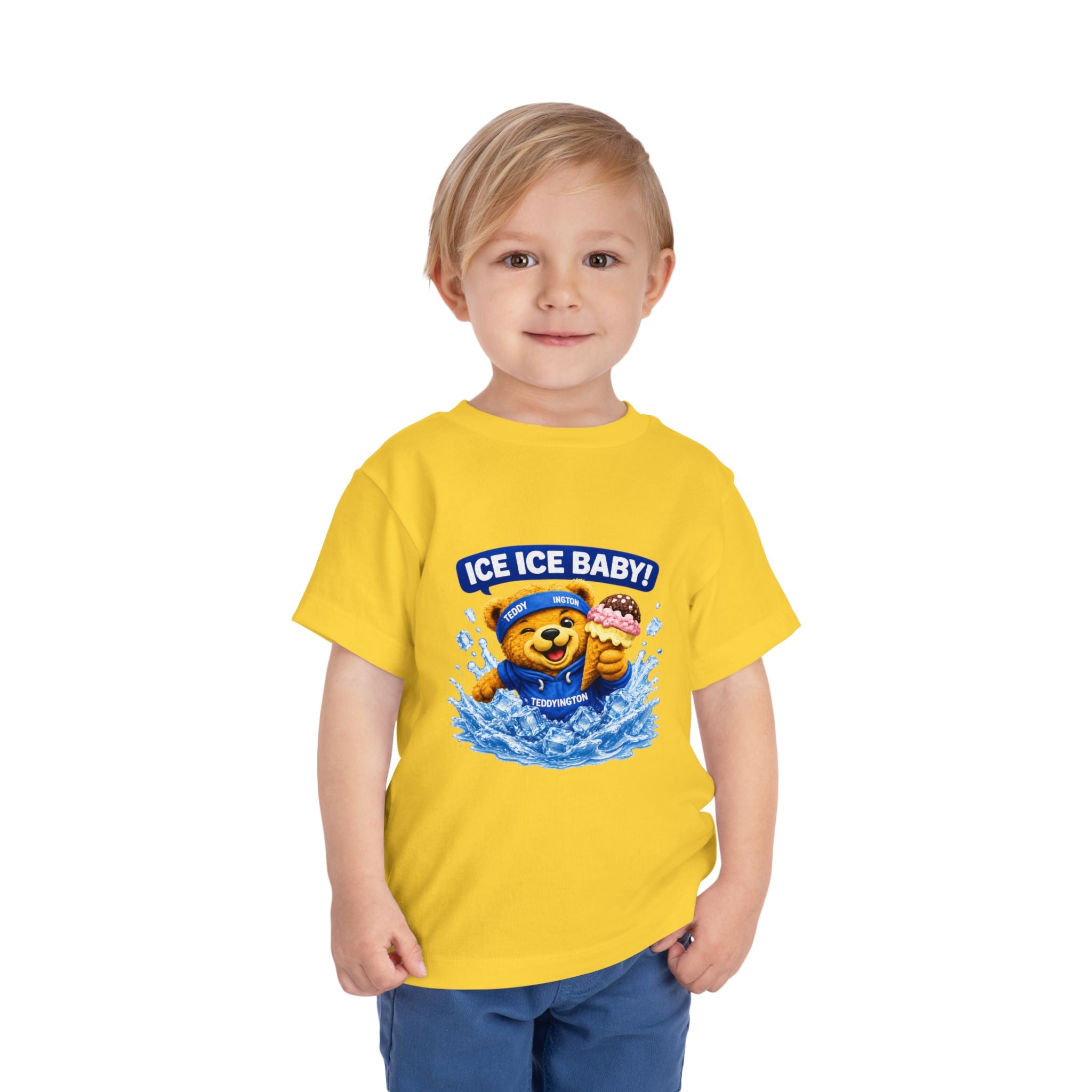 Toddler Ice Ice Baby Teddy Bear T-Shirt