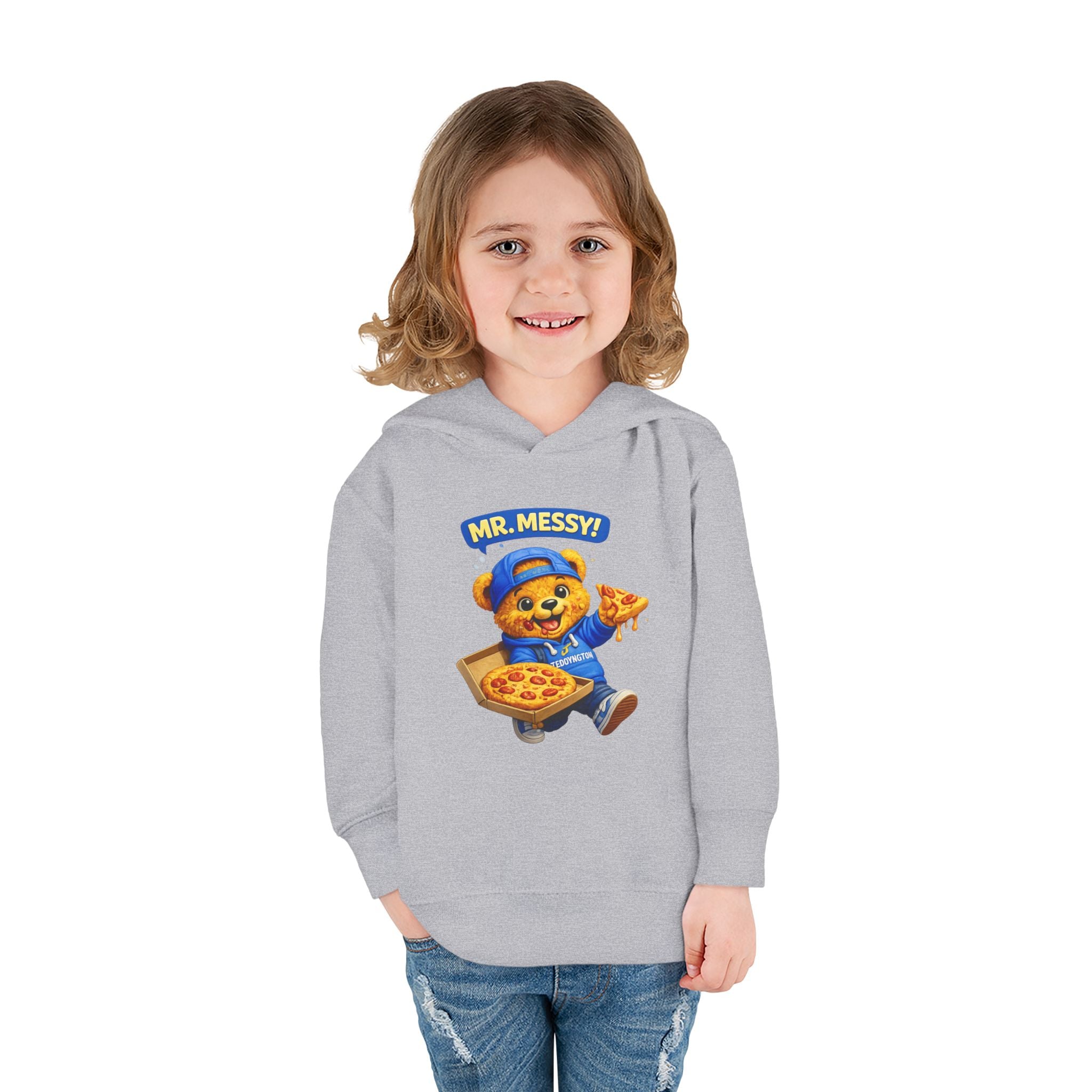 Mr. Messy Pizza Teddy Hoodie