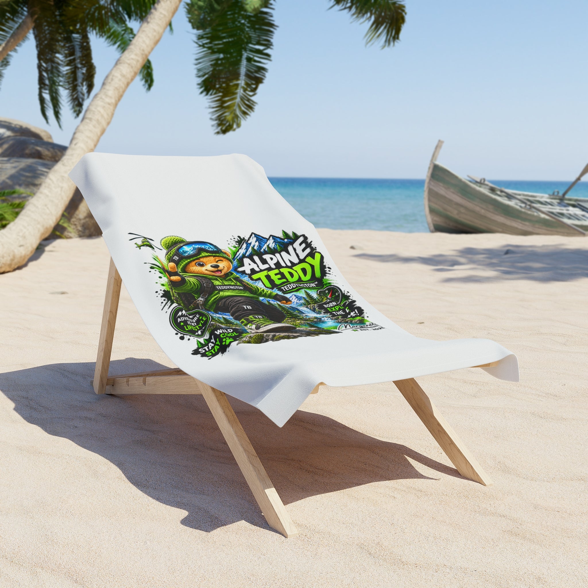 Teddyngton Alpine Teddy Beach Towel