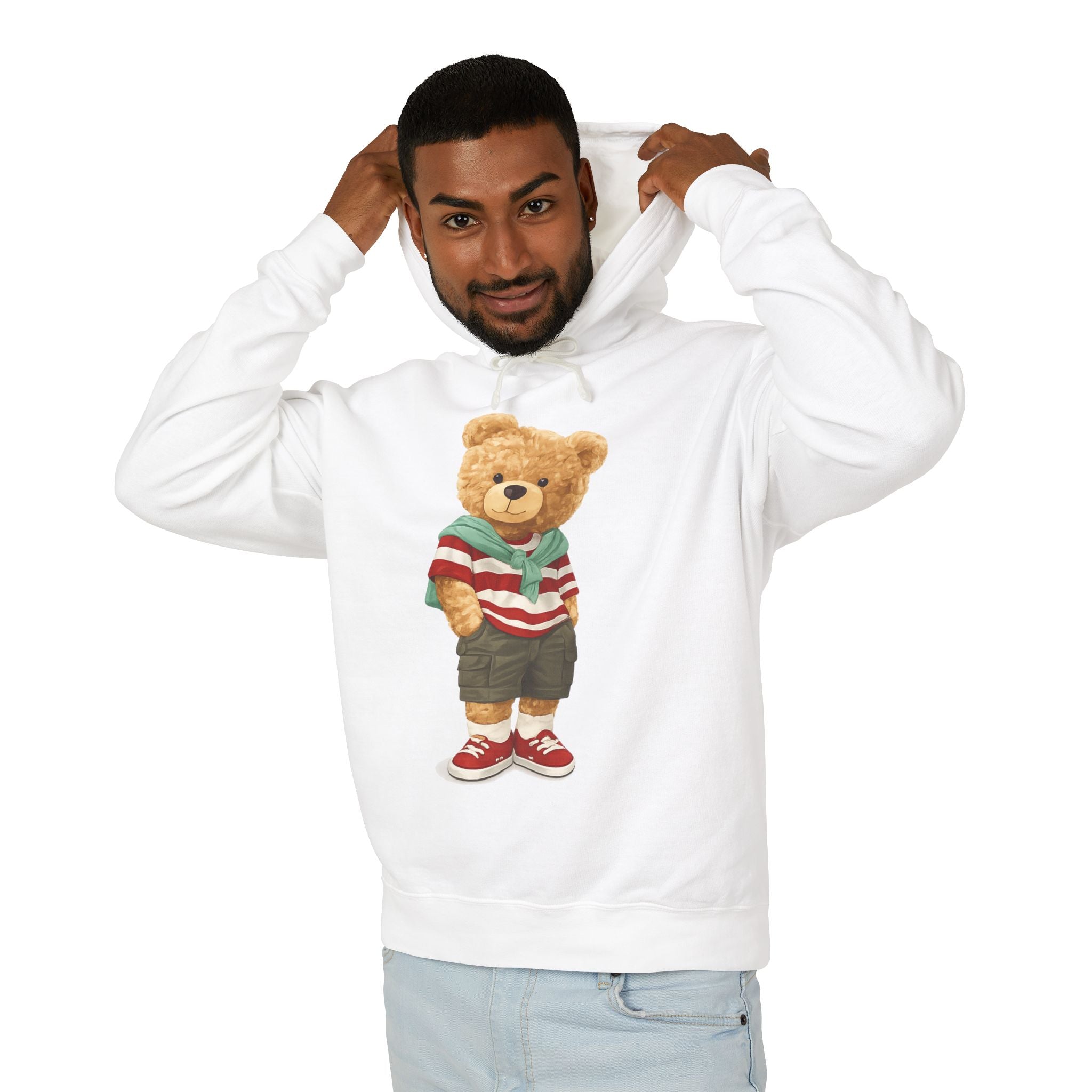 Vintage Teddy Bear Graphic Hoodie