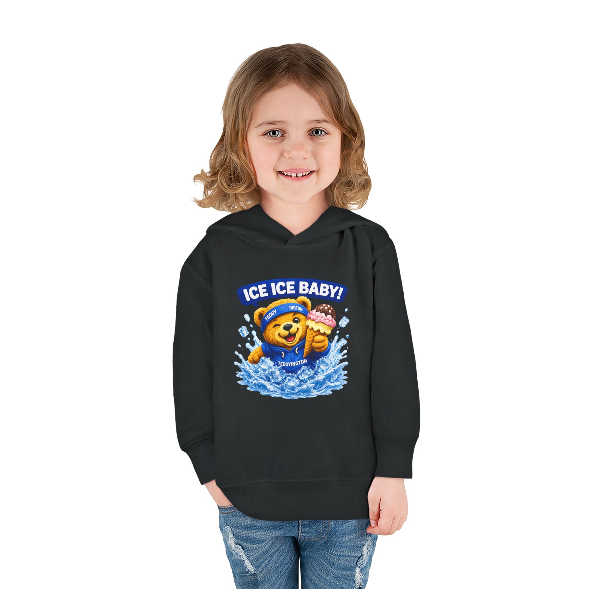 Ice Ice Baby Teddy Bear Toddler Hoodie
