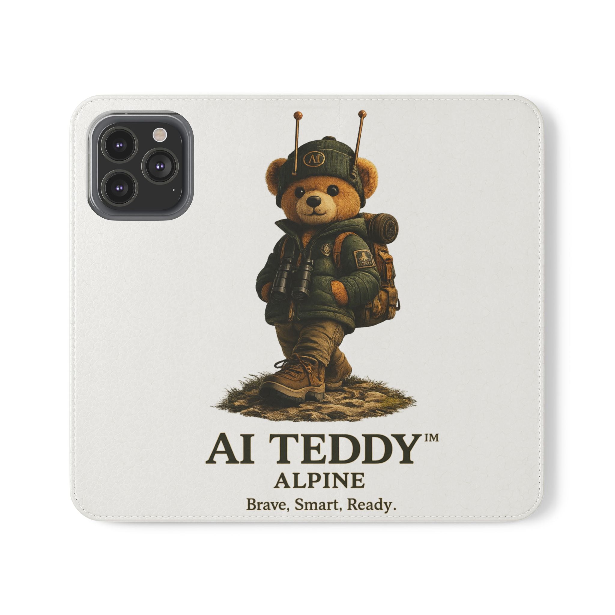 AI Teddy Alpine Wallet Phone Case