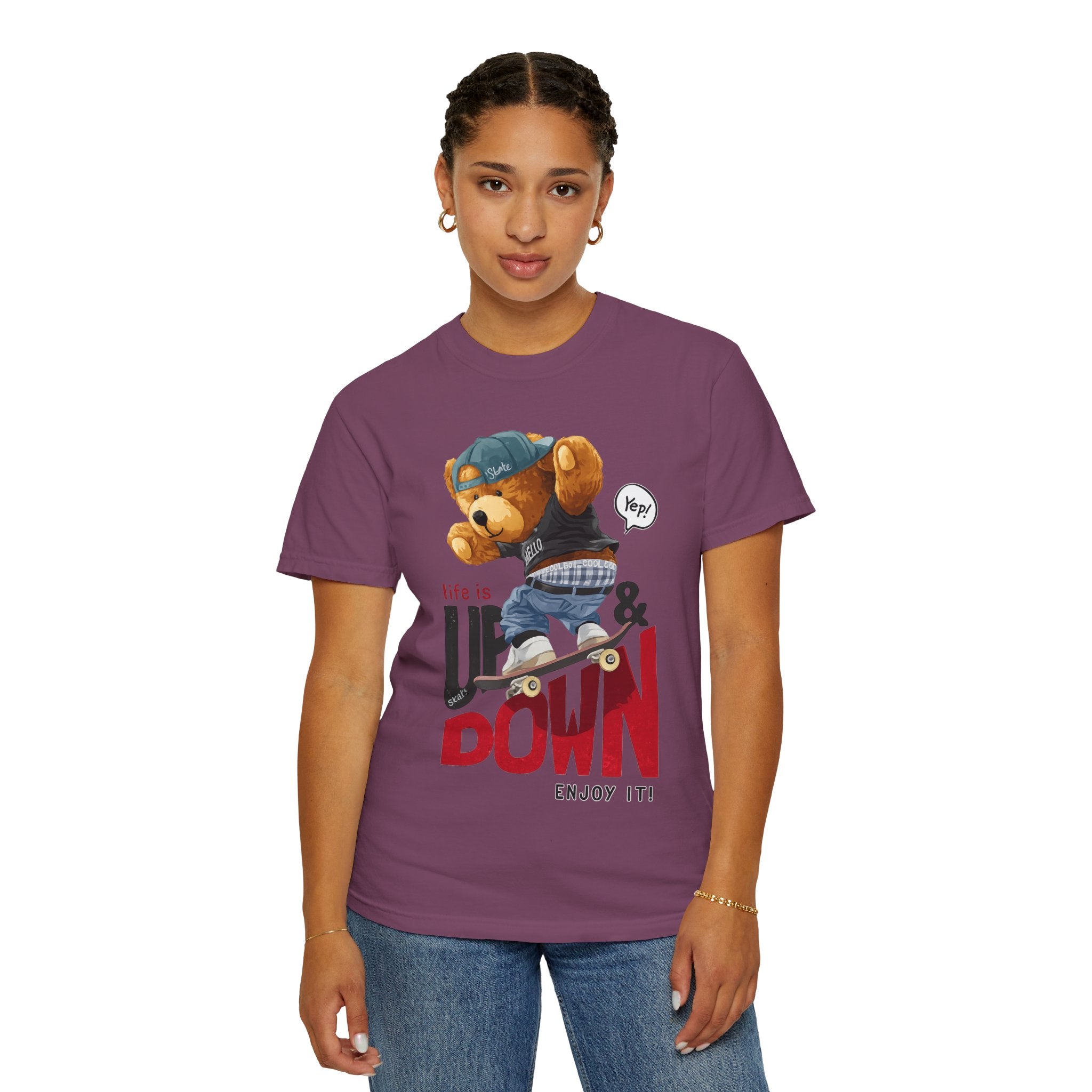 Life Is Up & Down Teddy Bear T-Shirt