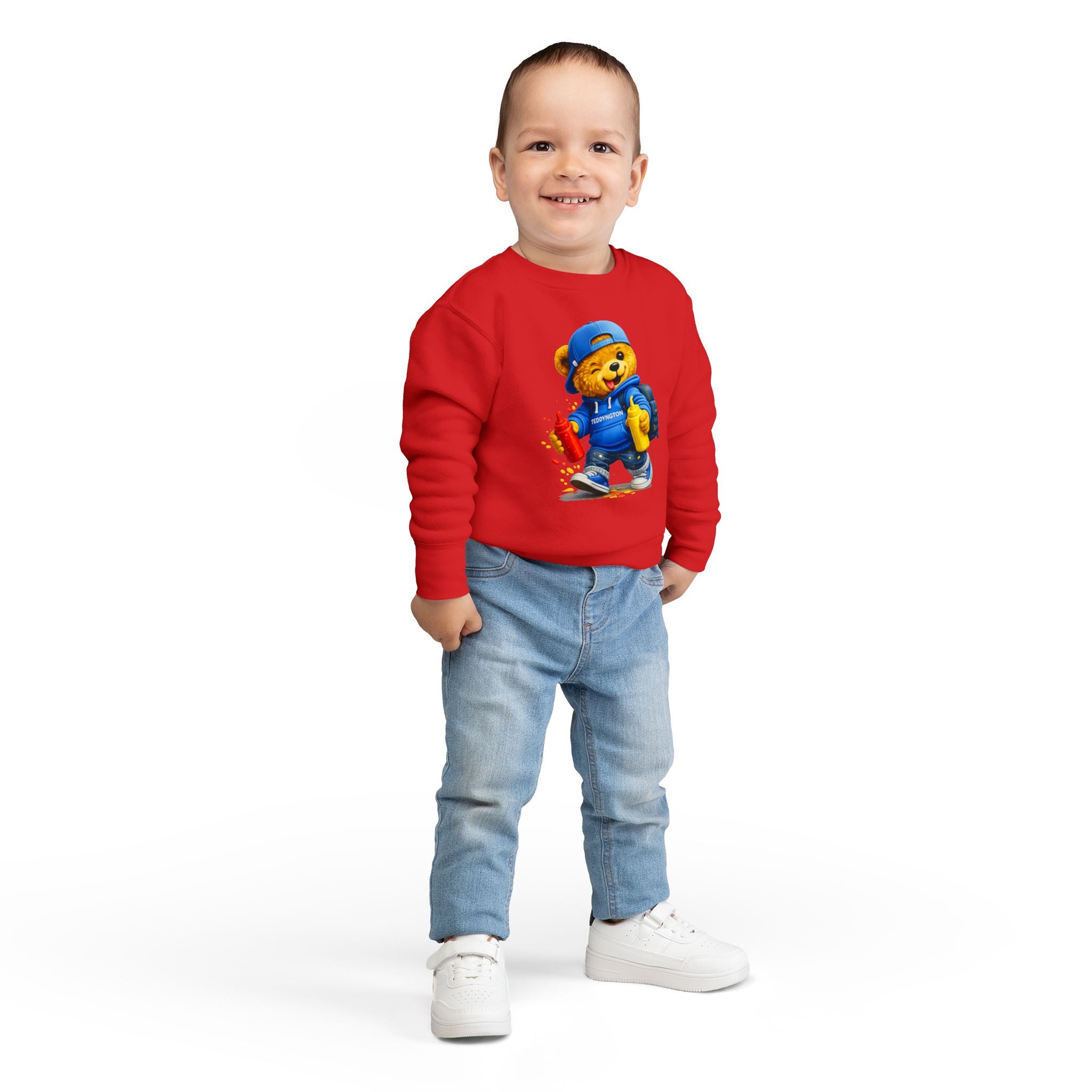 Cute Teddy Bear Toddler Sweatshirt