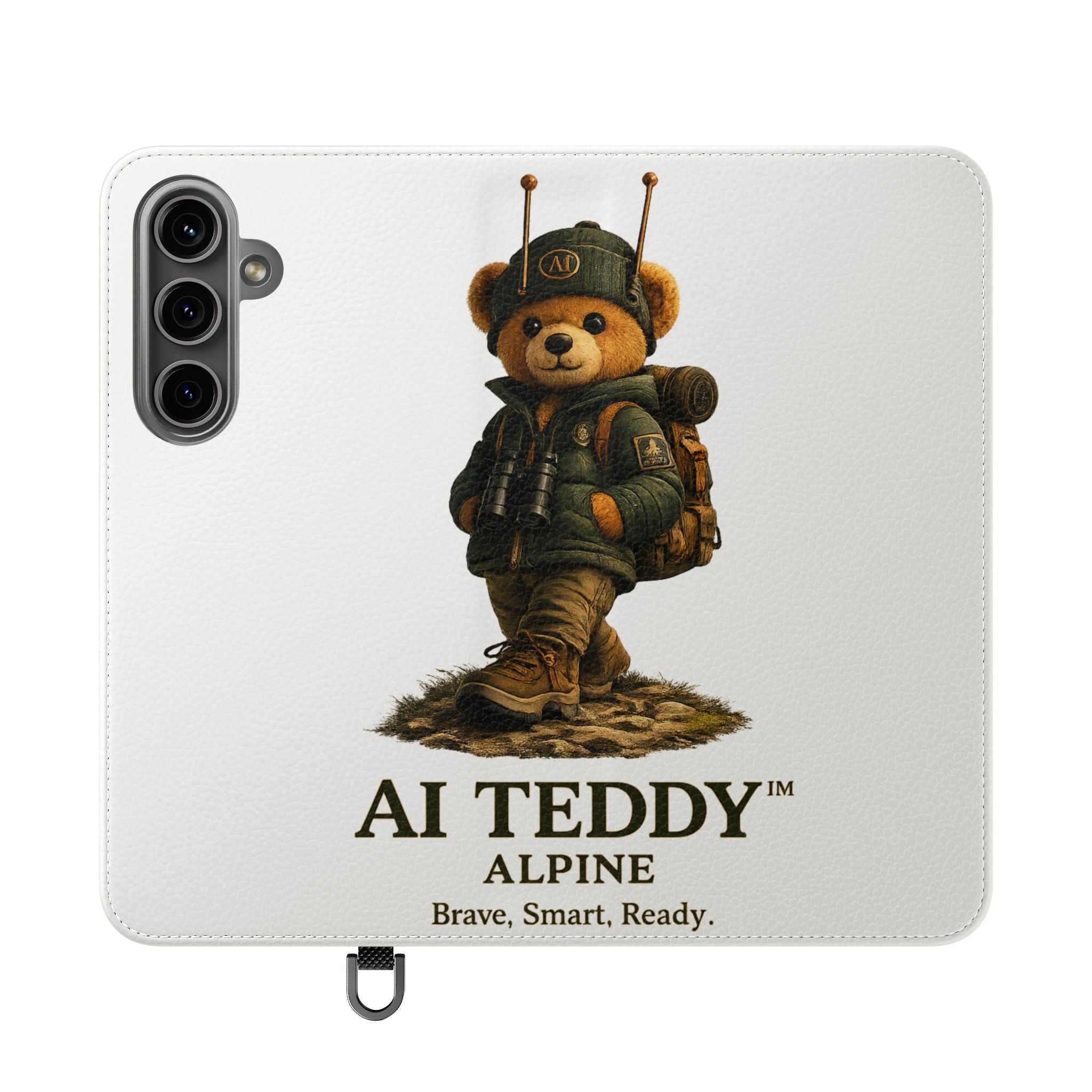 AI Teddy Alpine Wallet Phone Case
