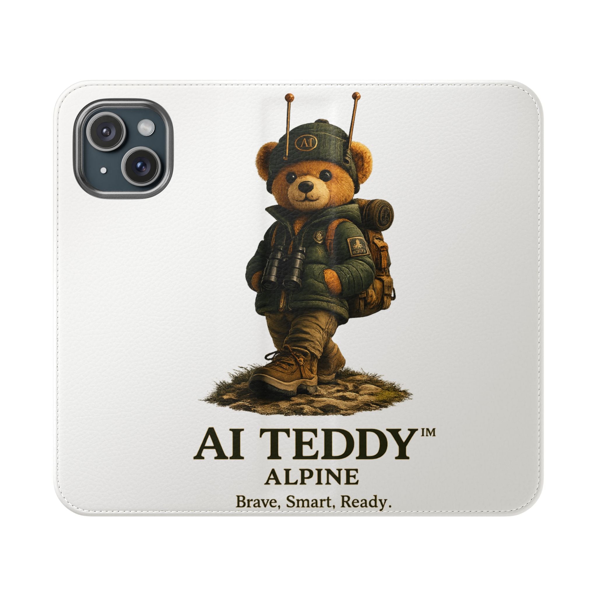 AI Teddy Alpine Wallet Phone Case