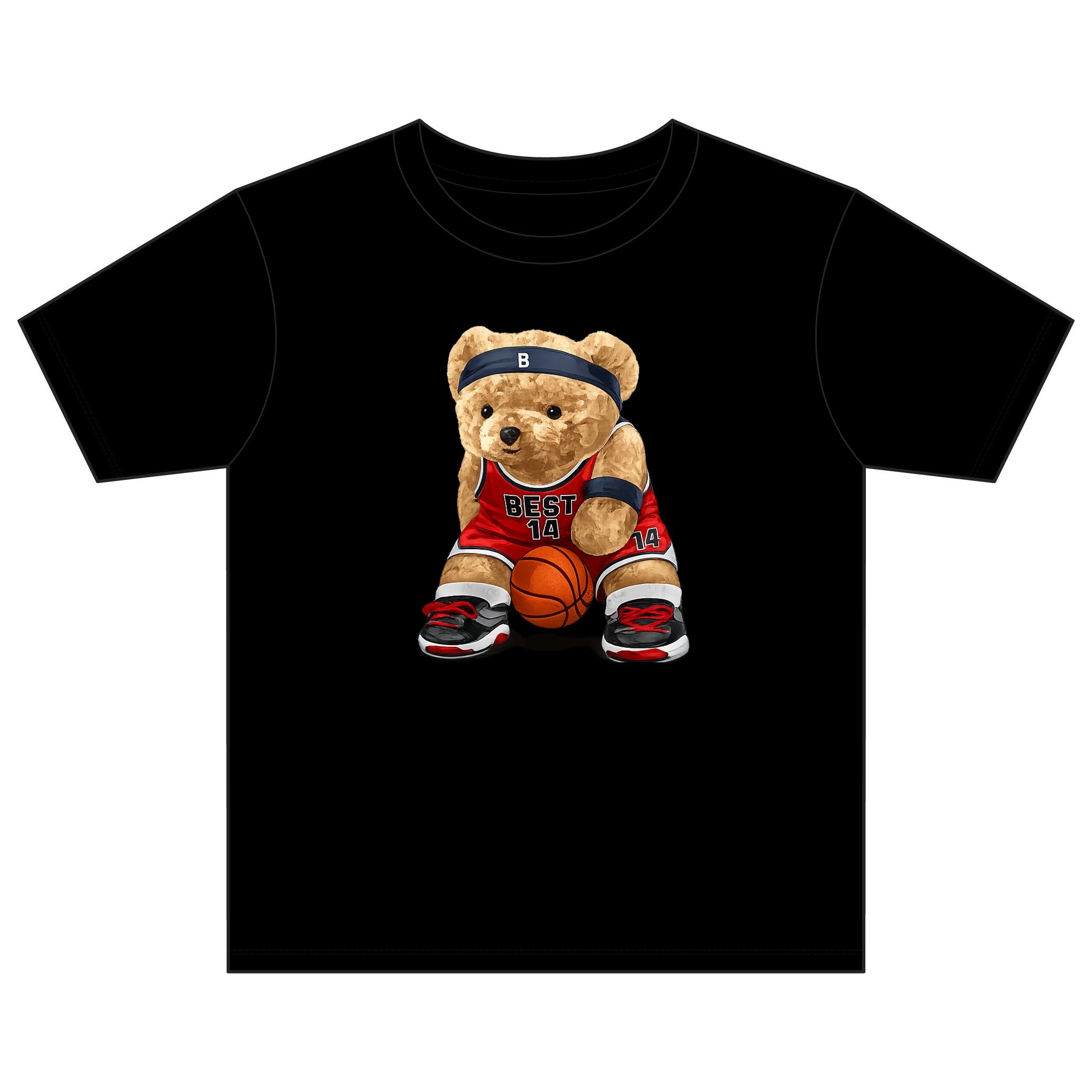 Cute Basketball Teddy Bear T-Shirt