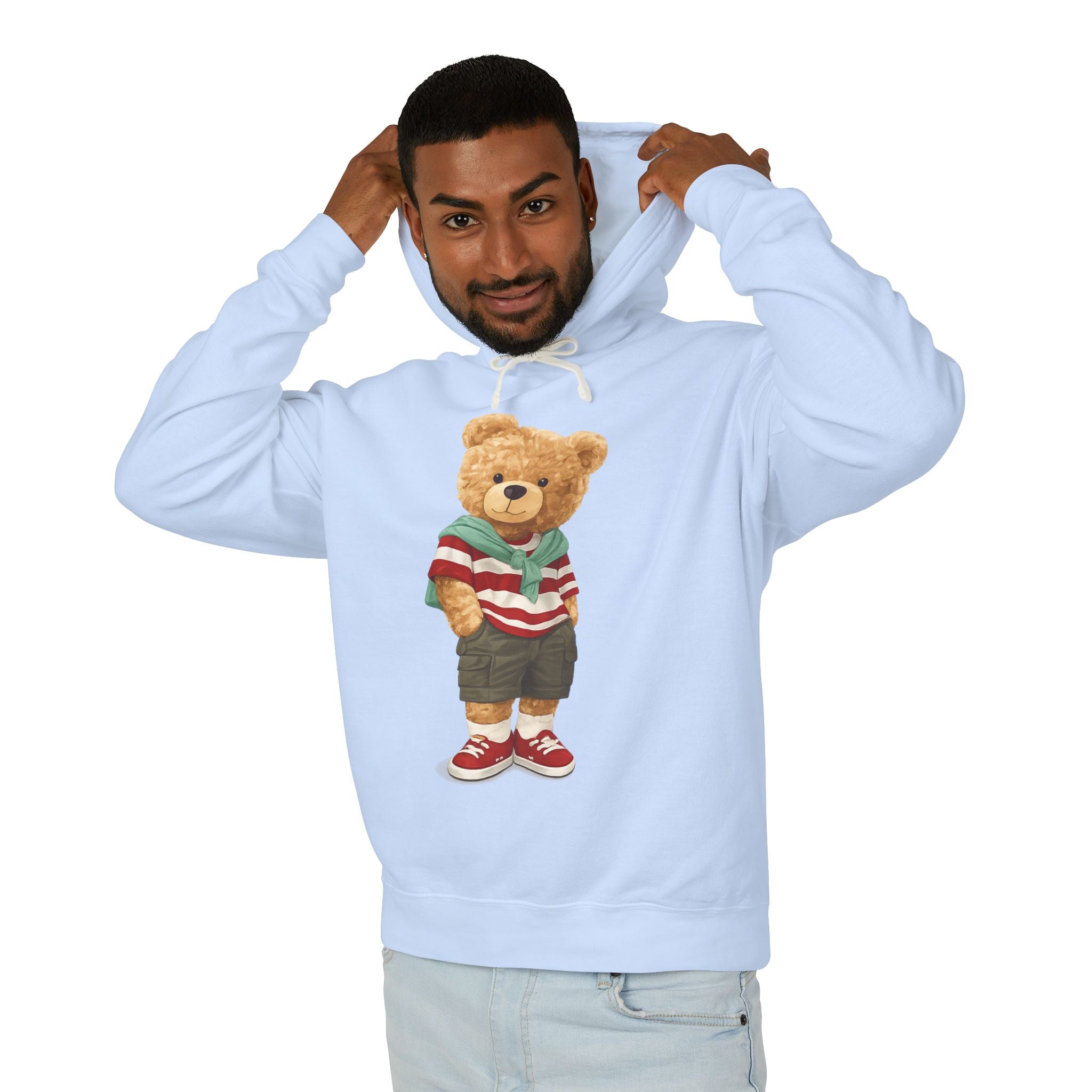Vintage Teddy Bear Graphic Hoodie