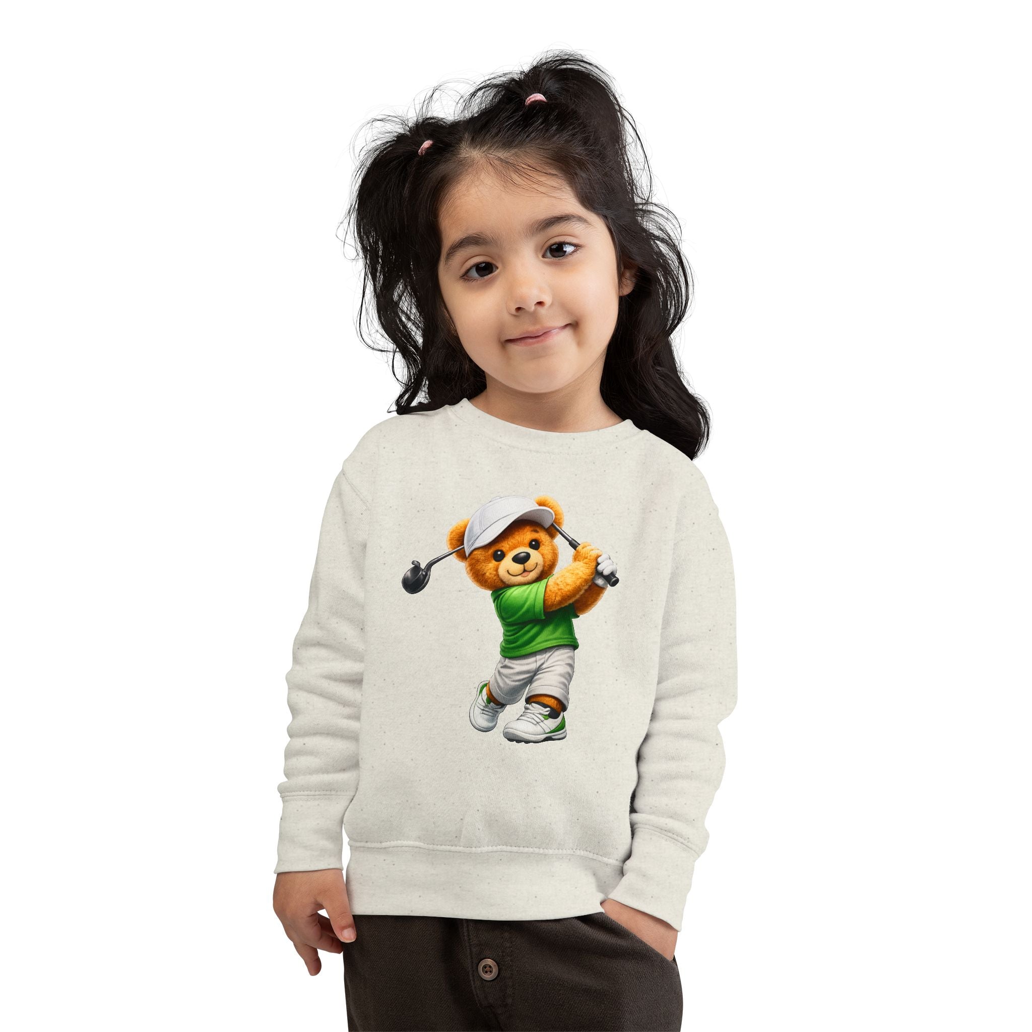 Kids Golf Teddy Bear Sweatshirt