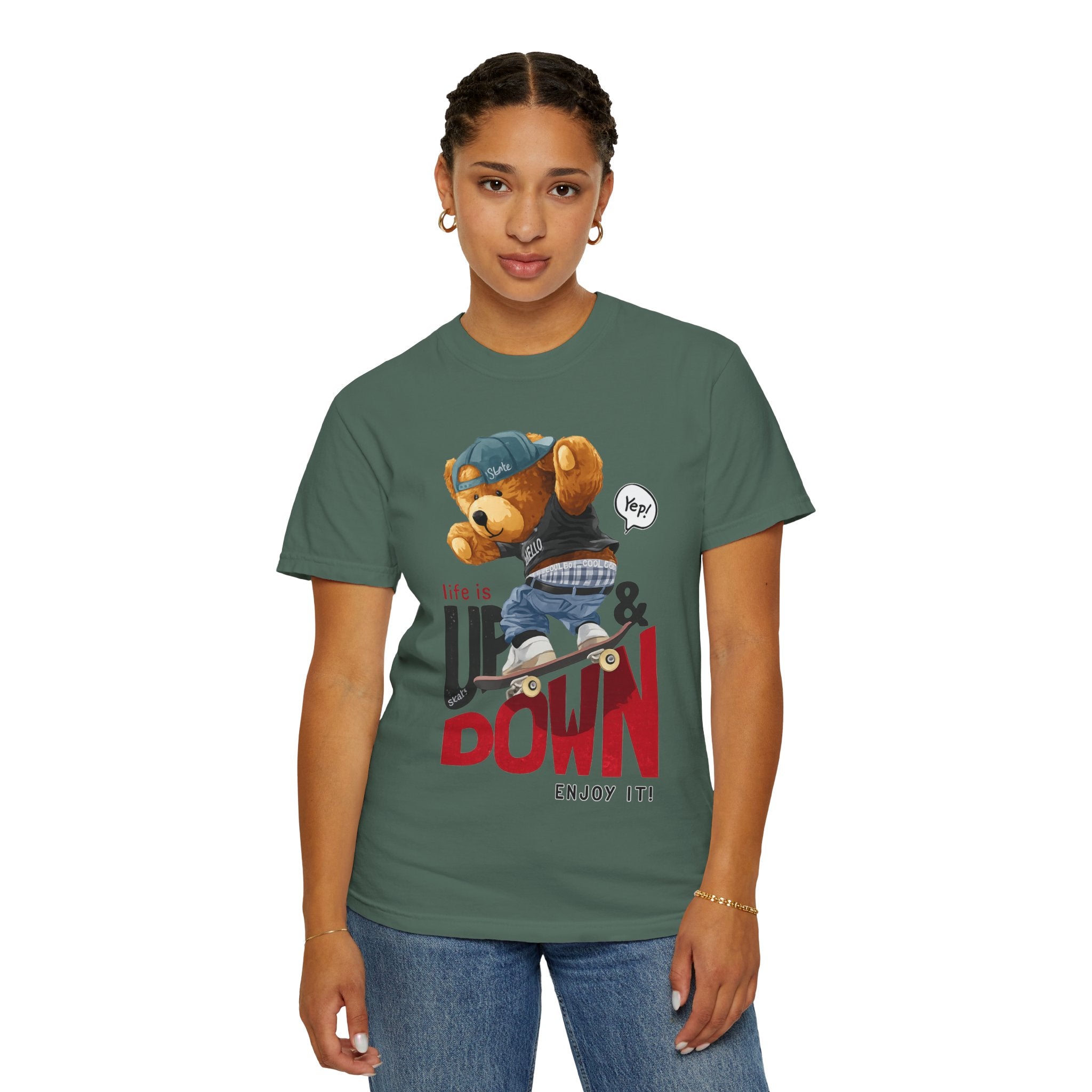 Life Is Up & Down Teddy Bear T-Shirt