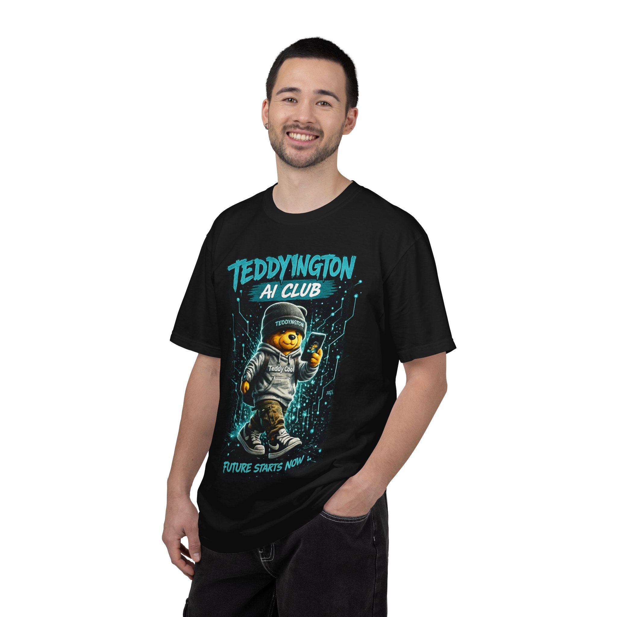 Teddyngton Ai Club Front & Back Print T-Shirt